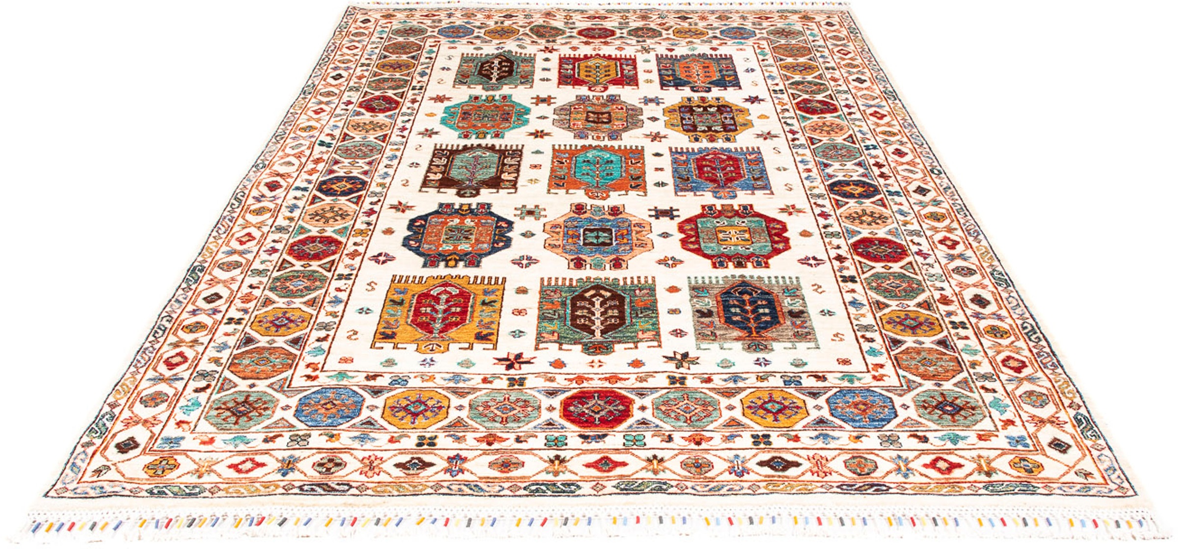 Image of morgenland Orientteppich »Ziegler - Ariana - 244 x 180 cm - beige«, rechteckig, 6 mm Höhe, Wohnzimmer, Handgeknüpft, Einzelstück mit Zertifikat bei Ackermann Versand Schweiz