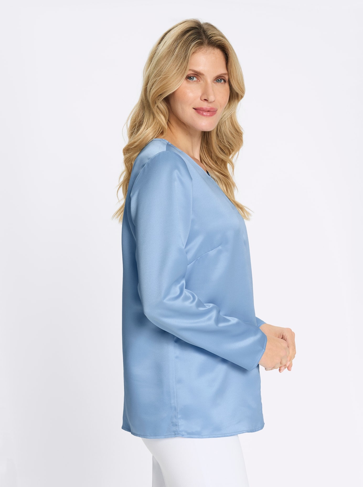Classic Basics Satinbluse