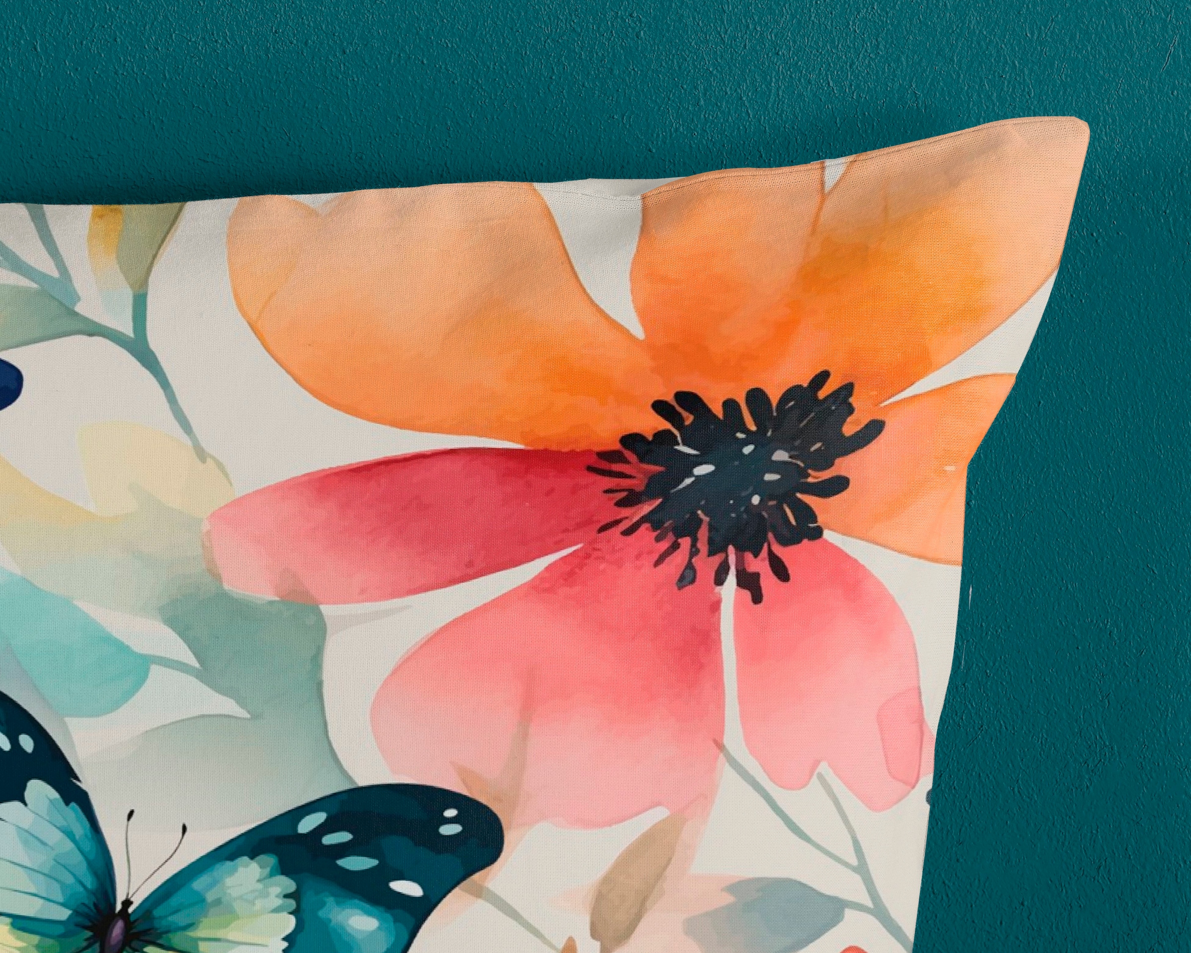 good morning Wendebettwäsche »Vallee«, 100% Baumwolle, 135x200, Reissverschluss, Wendeoptik, Blumen, Bunt