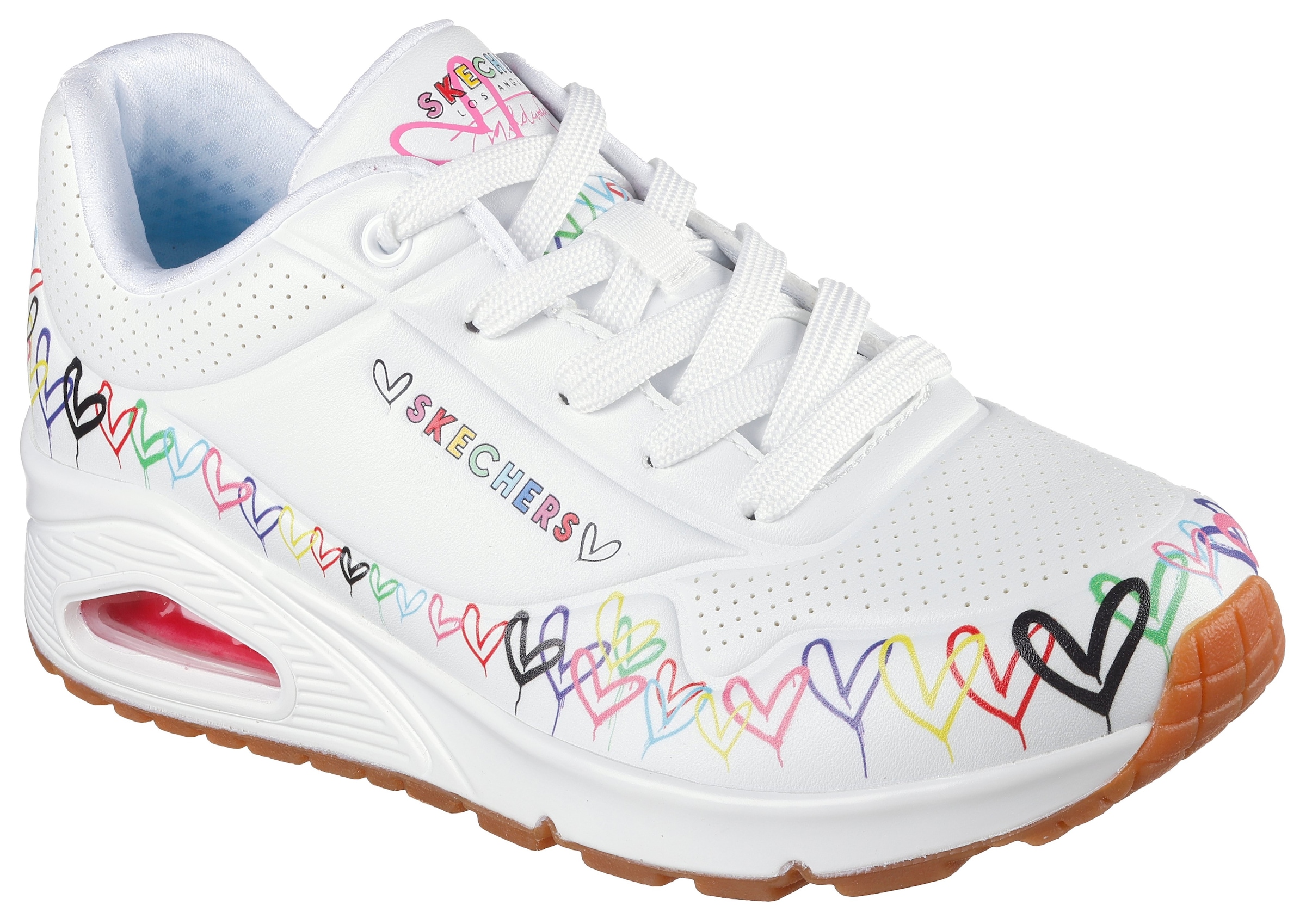 Image of Skechers Sneaker "UNO", Keilsneaker, Plateausneaker mit bedruckter Sohle