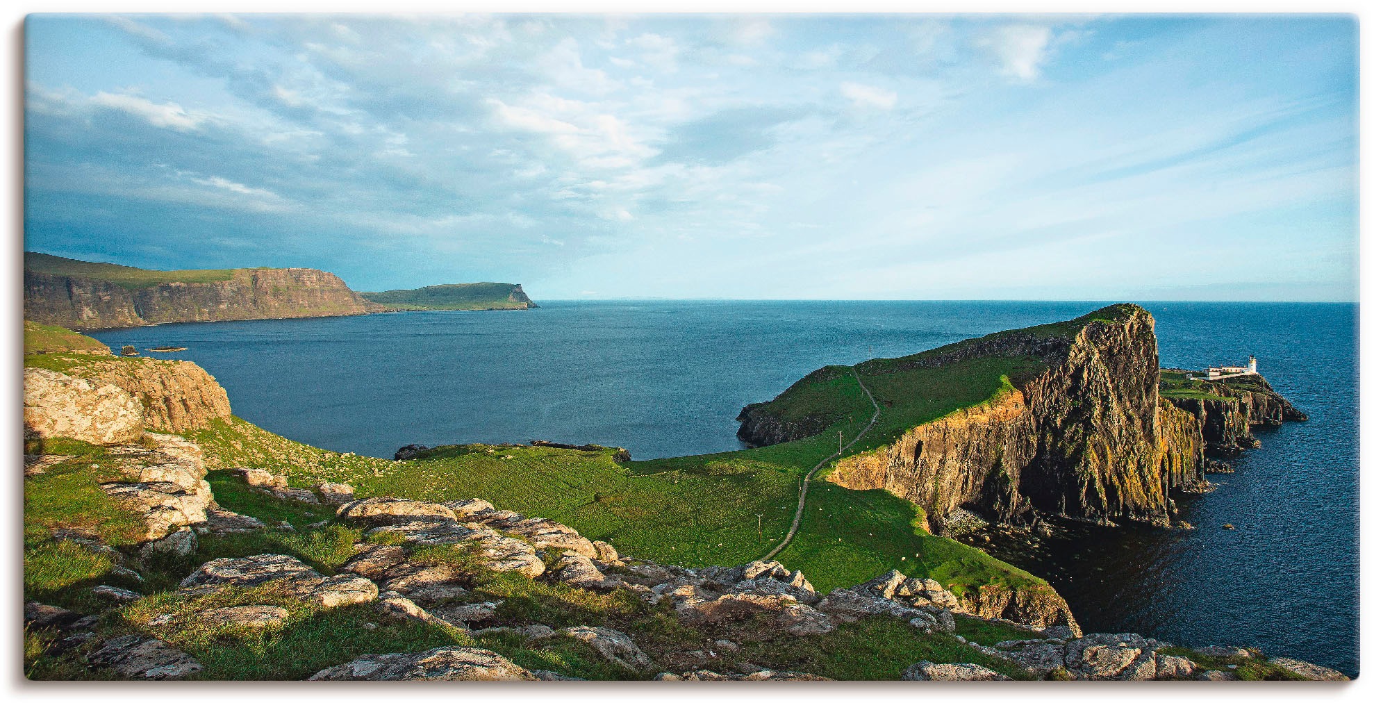 Image of Artland Wandbild »Schottische Landschaft«, Europa, (1 St.), in vielen Grössen & Produktarten -Leinwandbild, Poster, Wandaufkleber / Wandtattoo auch für Badezimmer geeignet bei Ackermann Versand Schweiz