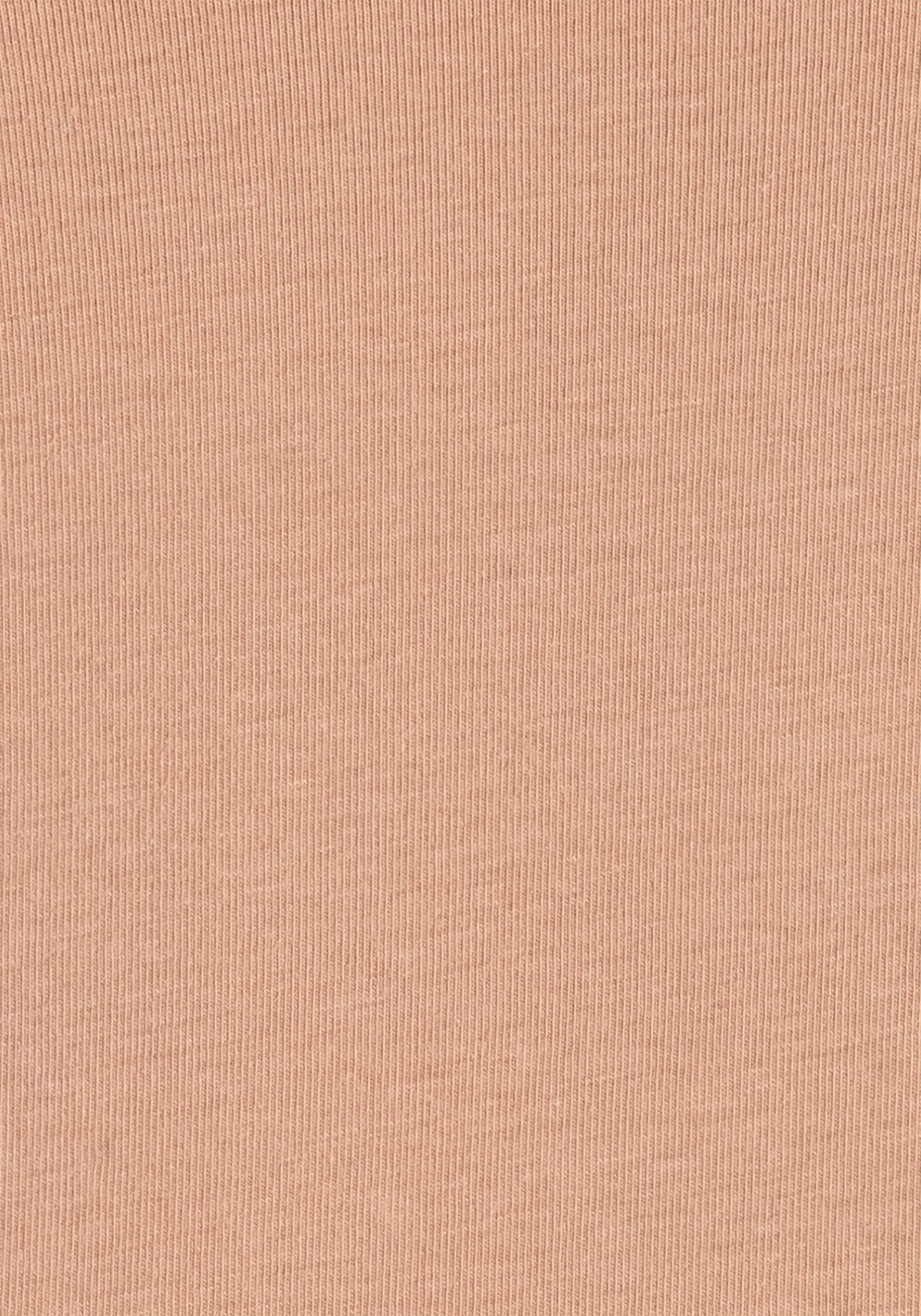 LASCANA Unterhemd, (Packung, 2 St., 2er-Pack), aus elastischer Baumwolle mit zarter Spitze, Spaghettiträger-Top