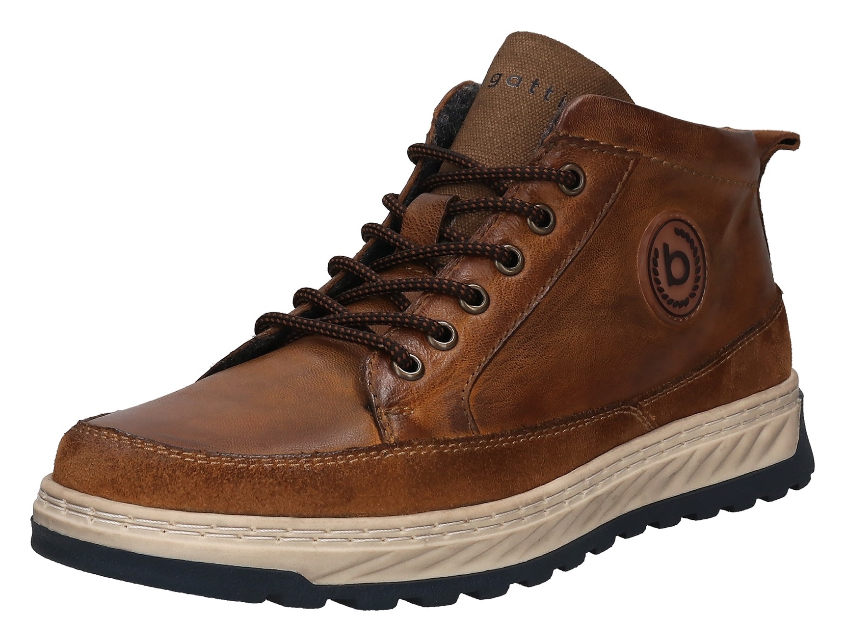 Image of bugatti Schnürboots High Top Sneaker, Stiefelette mit Innenreissverschluss