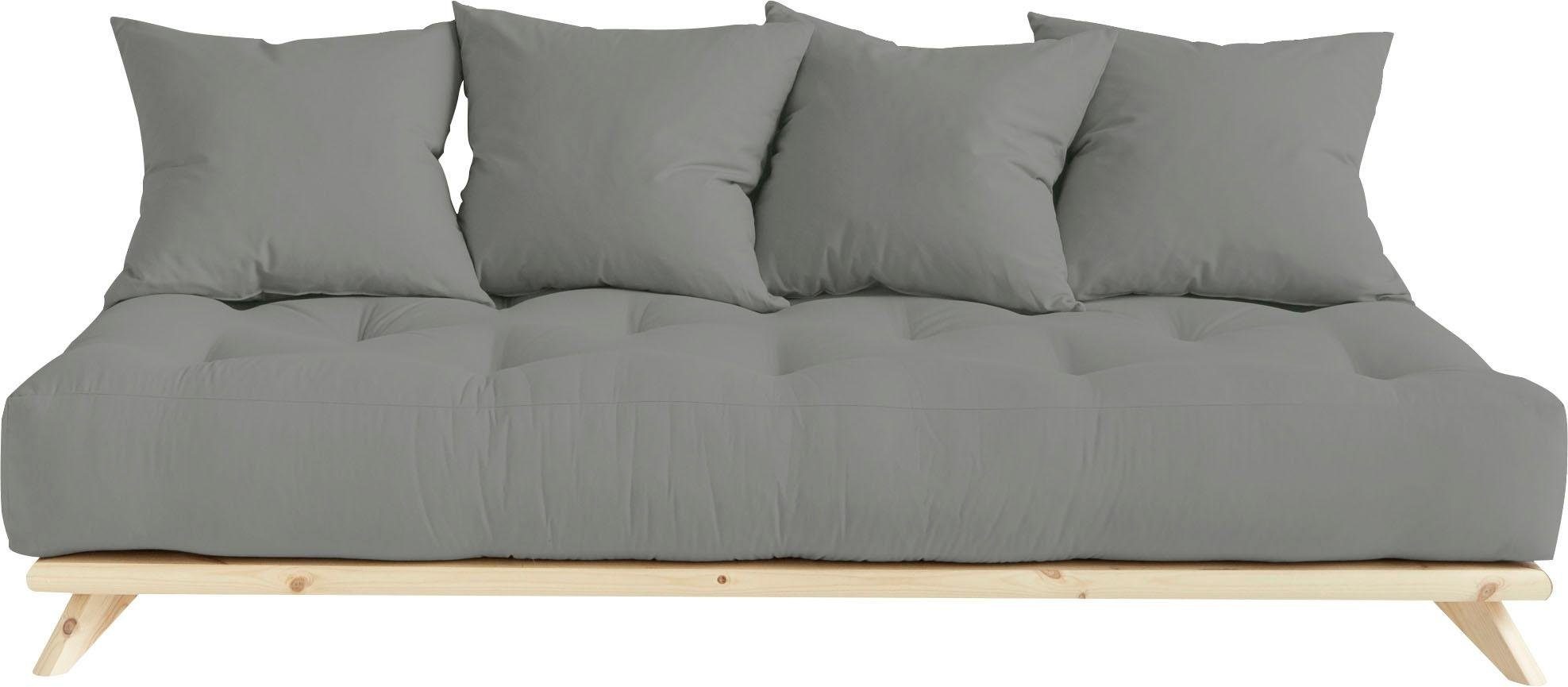 Image of Karup Design Daybett "Senza, Sofa, mit Futonmatratze, minimalistisch, massives Kiefernholz" Handgefertigt, skandinavisches Design, vielseitig, schlichter Stil