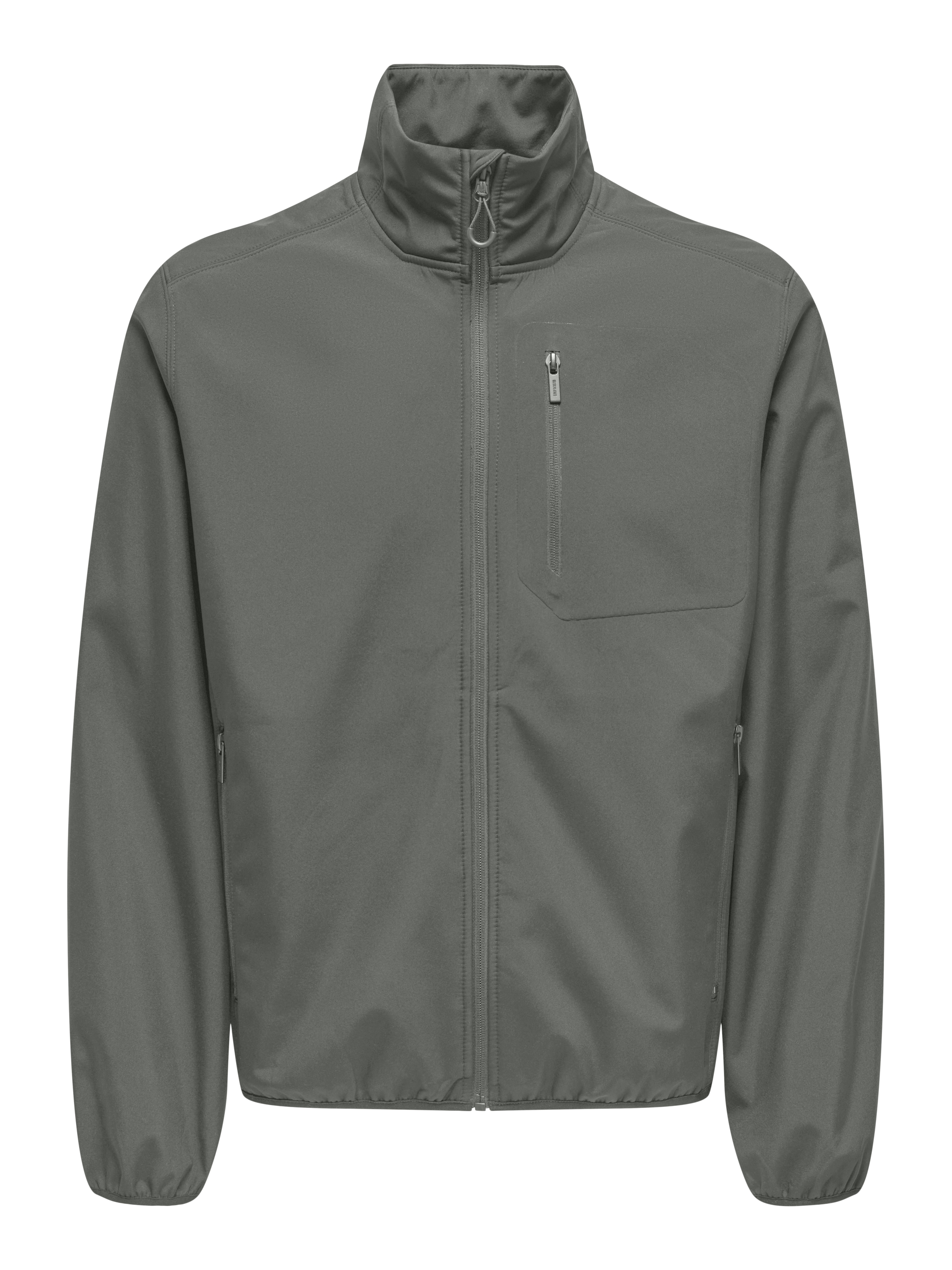 Image of ONLY & SONS Bomberjacke "ONSODENSE SOFTSHELL BOMBER JACKET OTW OT" ohne Kapuze
