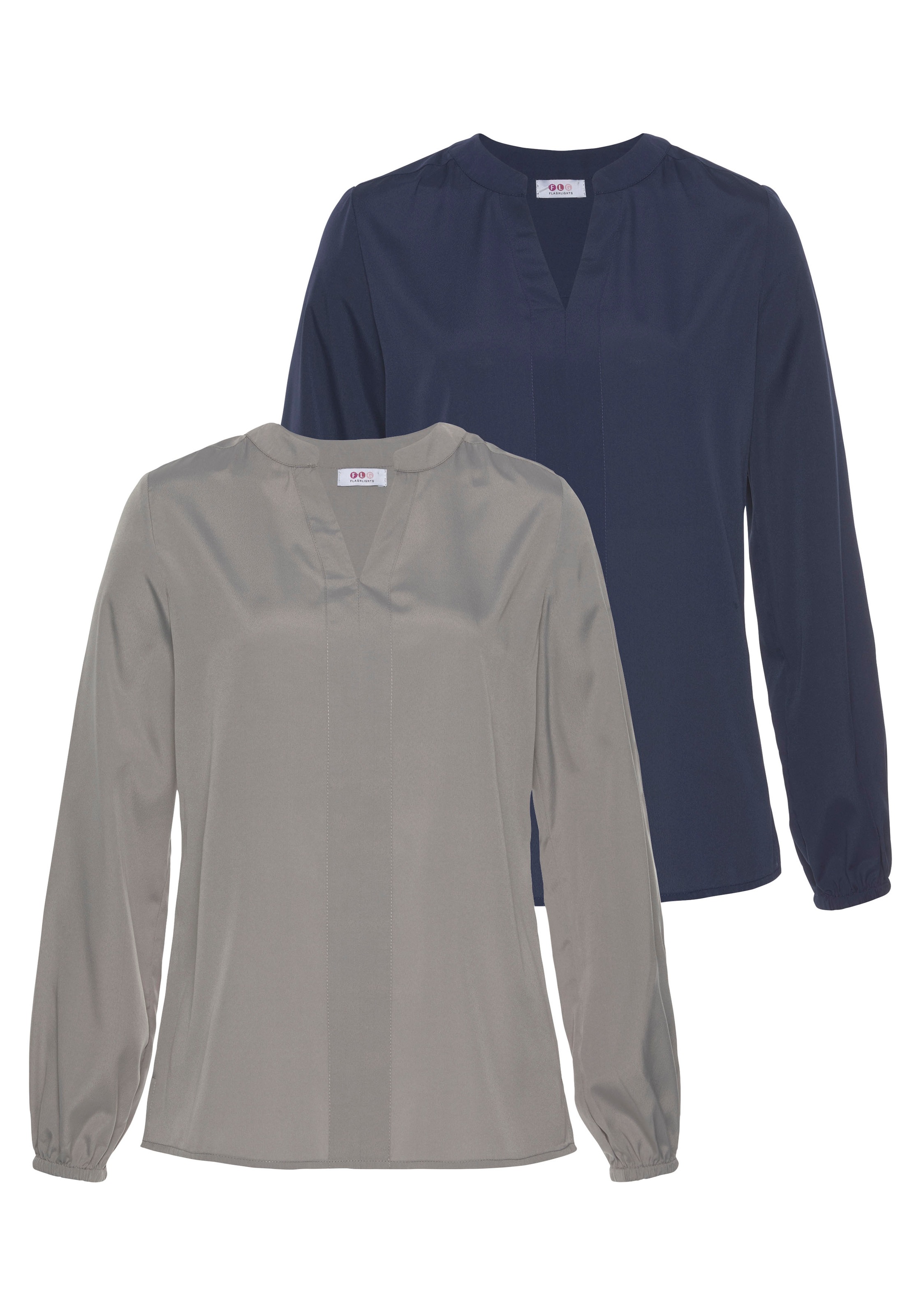 Image of Flashlights Schlupfbluse, (Packung, 2er-Pack), im Tunikastyle bei Ackermann Versand Schweiz