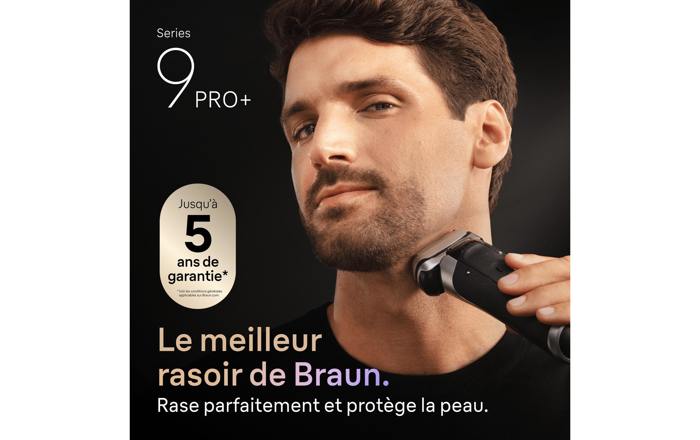 Braun Épilateur électrique pour le visage »Series 9 Pro+ 9667cc« station de nettoyage