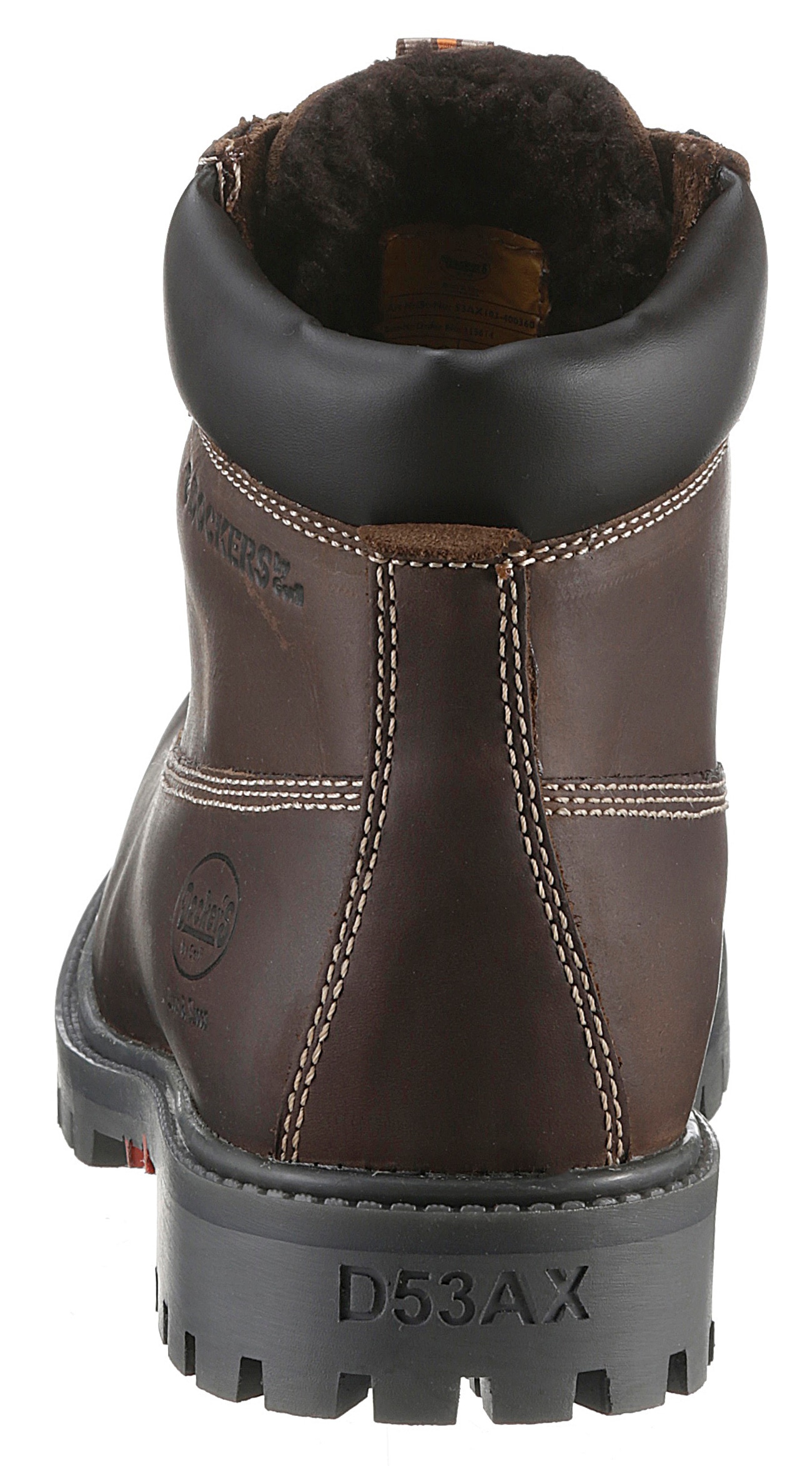 Dockers by Gerli Bottes d'hiver  Workerboots, Schnürstiefel mit Blockabsatz