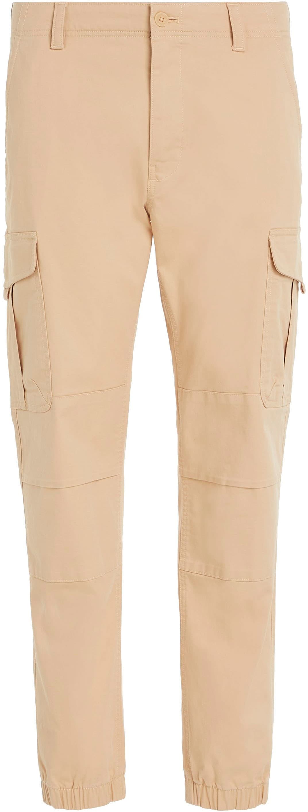Tommy Jeans Cargohose »TJM ETHAN WASHED TWILL CARGO«, mit Bindebändern