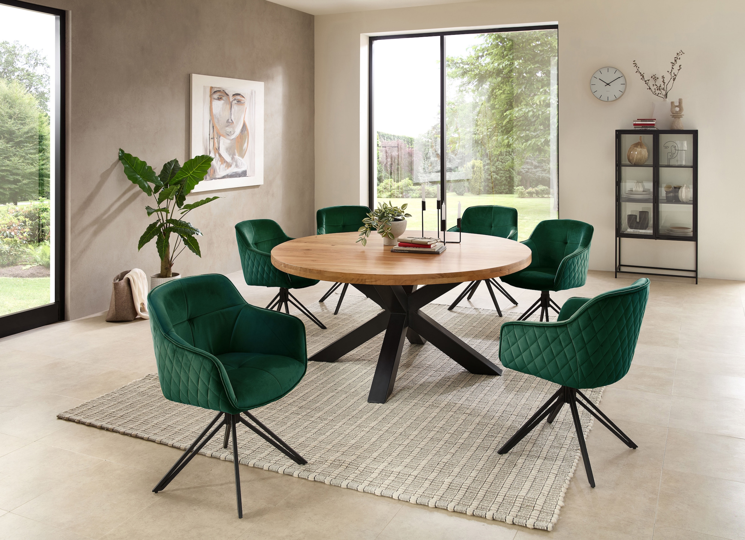 Stolkom Chaise avec accoudoirs »Emma« (Paquet) 1 cuis180 grad drehbar mit Auto-Return