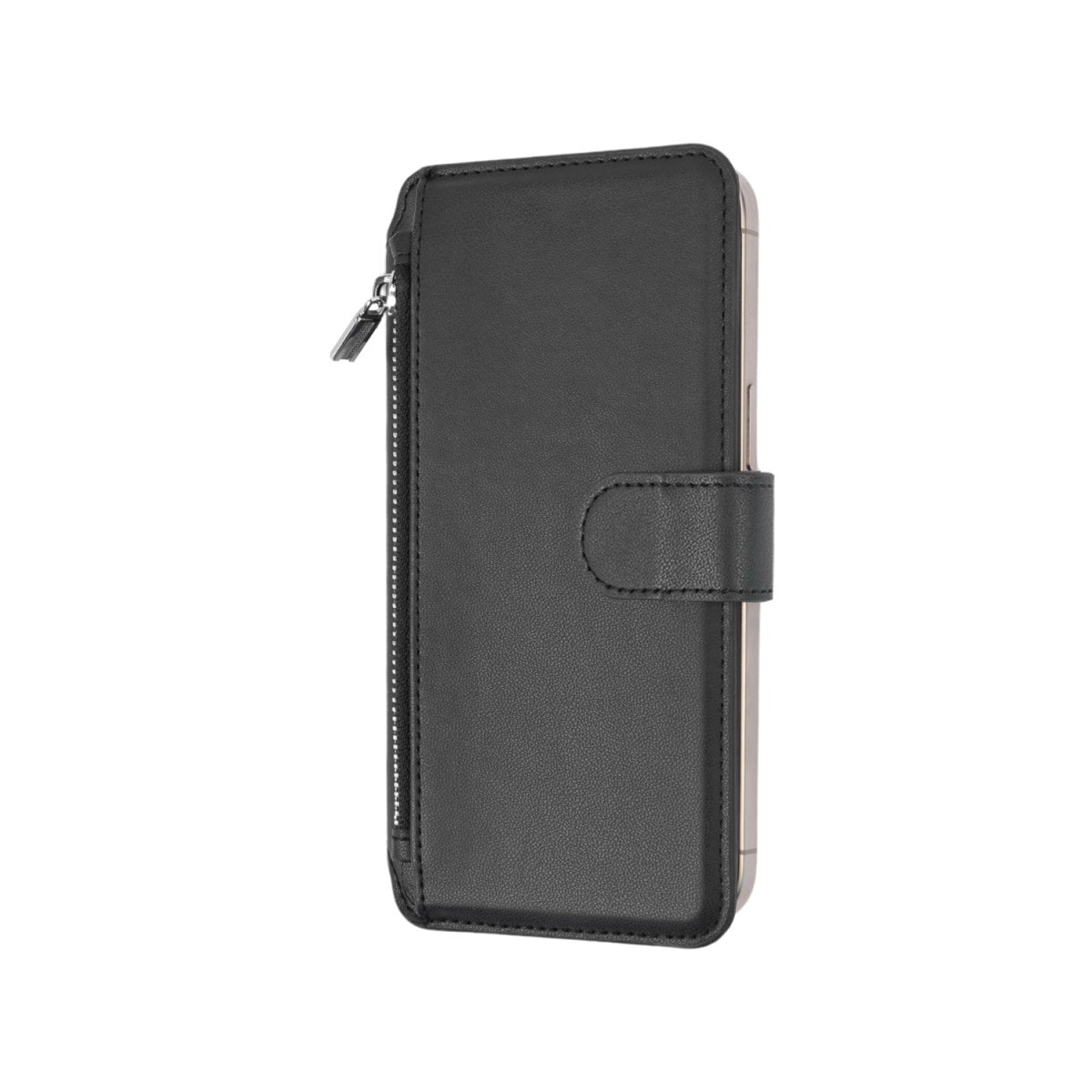 4smarts Flip Case »Universal Magnet Wallet CoinCaddy XL« MagSafe UltiMag Portemonnaie, RFID Schutz, iPhone 12, 13, 14, 15 Serie