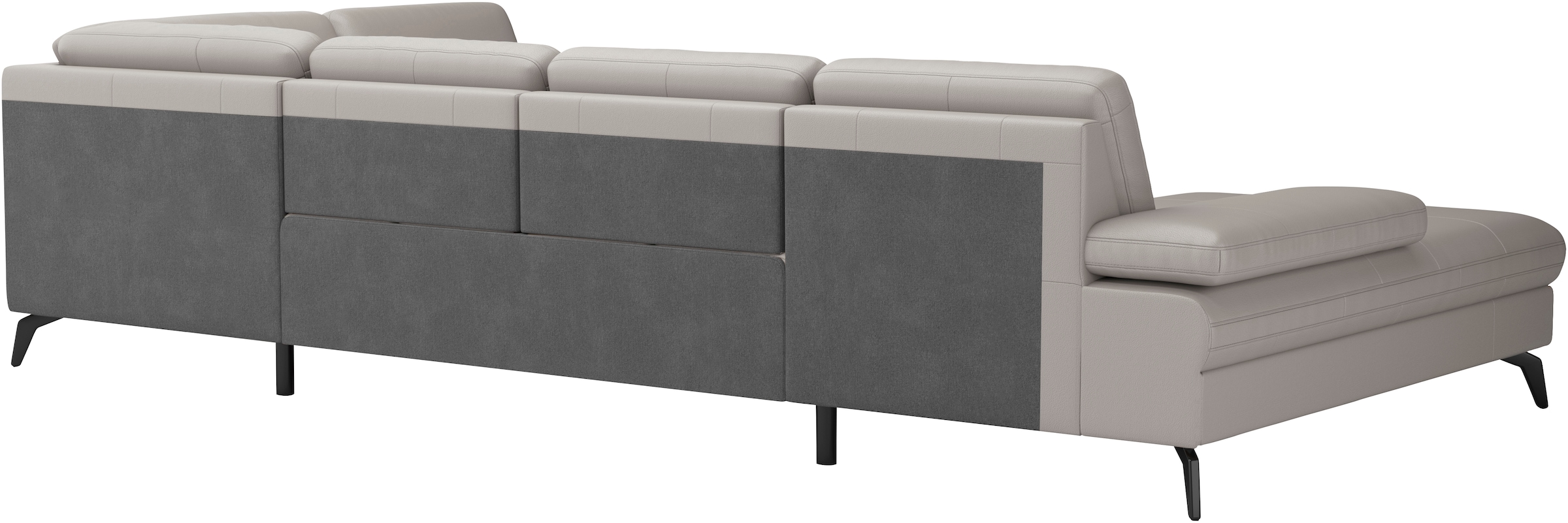 sit&more Wohnlandschaft »Morris U-Form, inkl. Sitztiefenverstellung«, wahlweise mit Armteilverstellung, Bettfunktion & Bettkasten