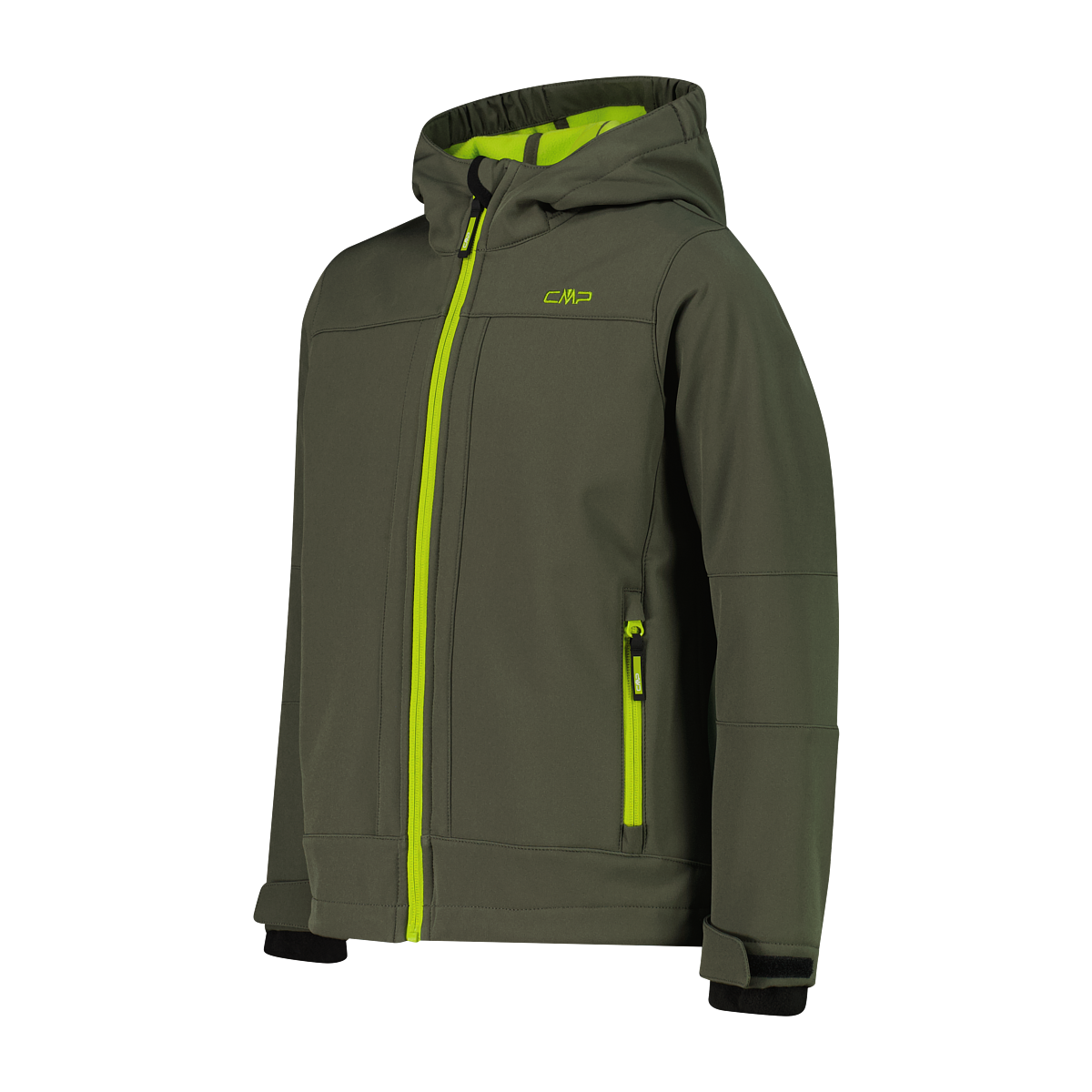 CMP Veste softshell »KID  SOFTSHELL JACKET FIX HOOD« avec capuche déperlant, coupe-vent, avec poches zippées