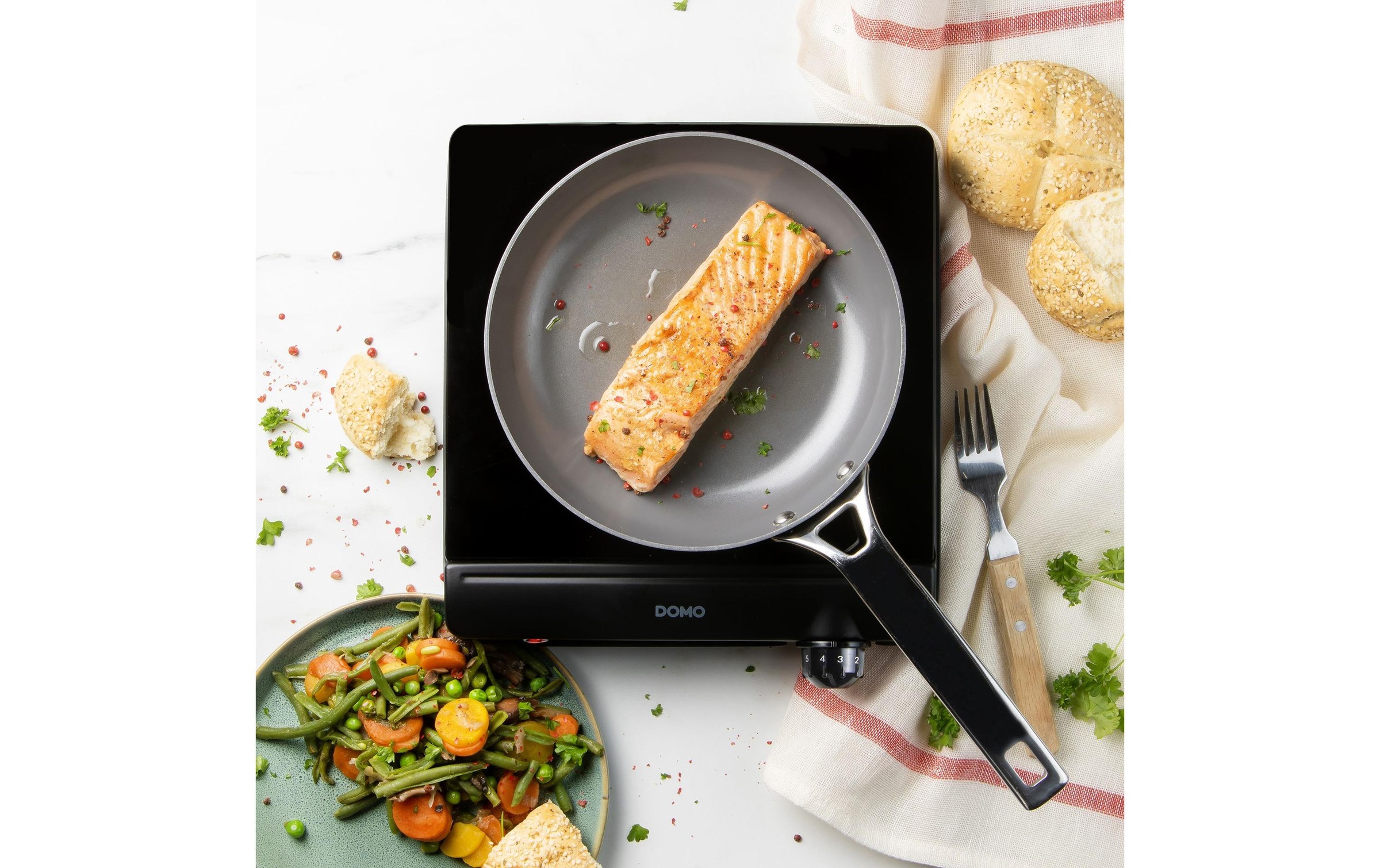 Domo Plaque de cuisson individuelle »DO30111KP 1250 W«