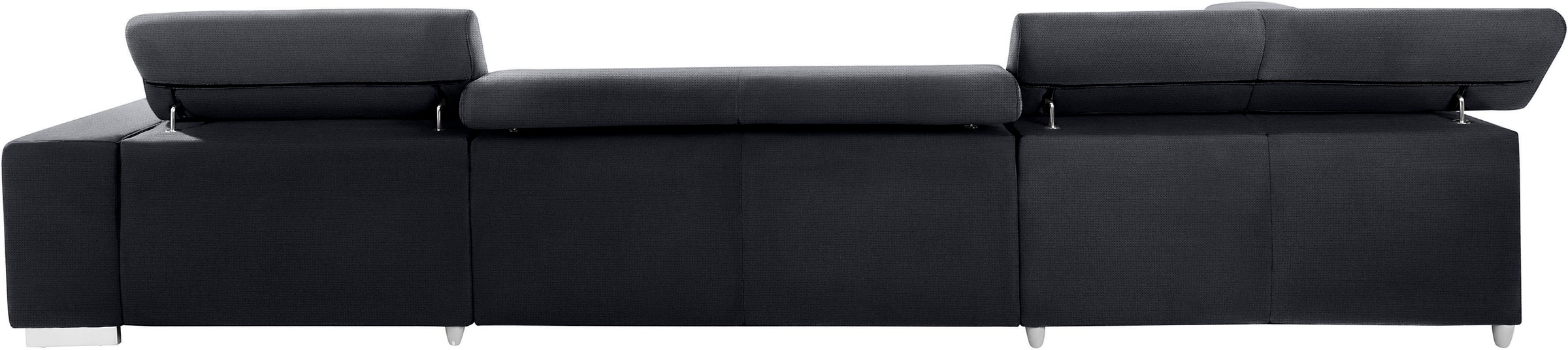 COTTA Wohnlandschaft »Orion U-Form«, mit Kopfteilverstellung & 6 Nierenkissen