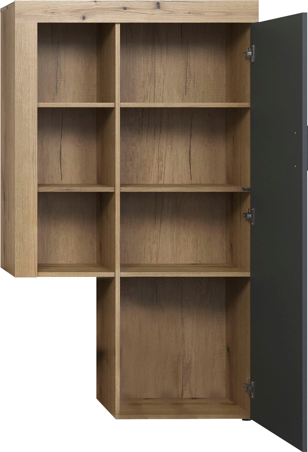 Home affaire Stauraumvitrine »Ghent«, (Packung, 1 St.), Mit Hirnholzapplikationen