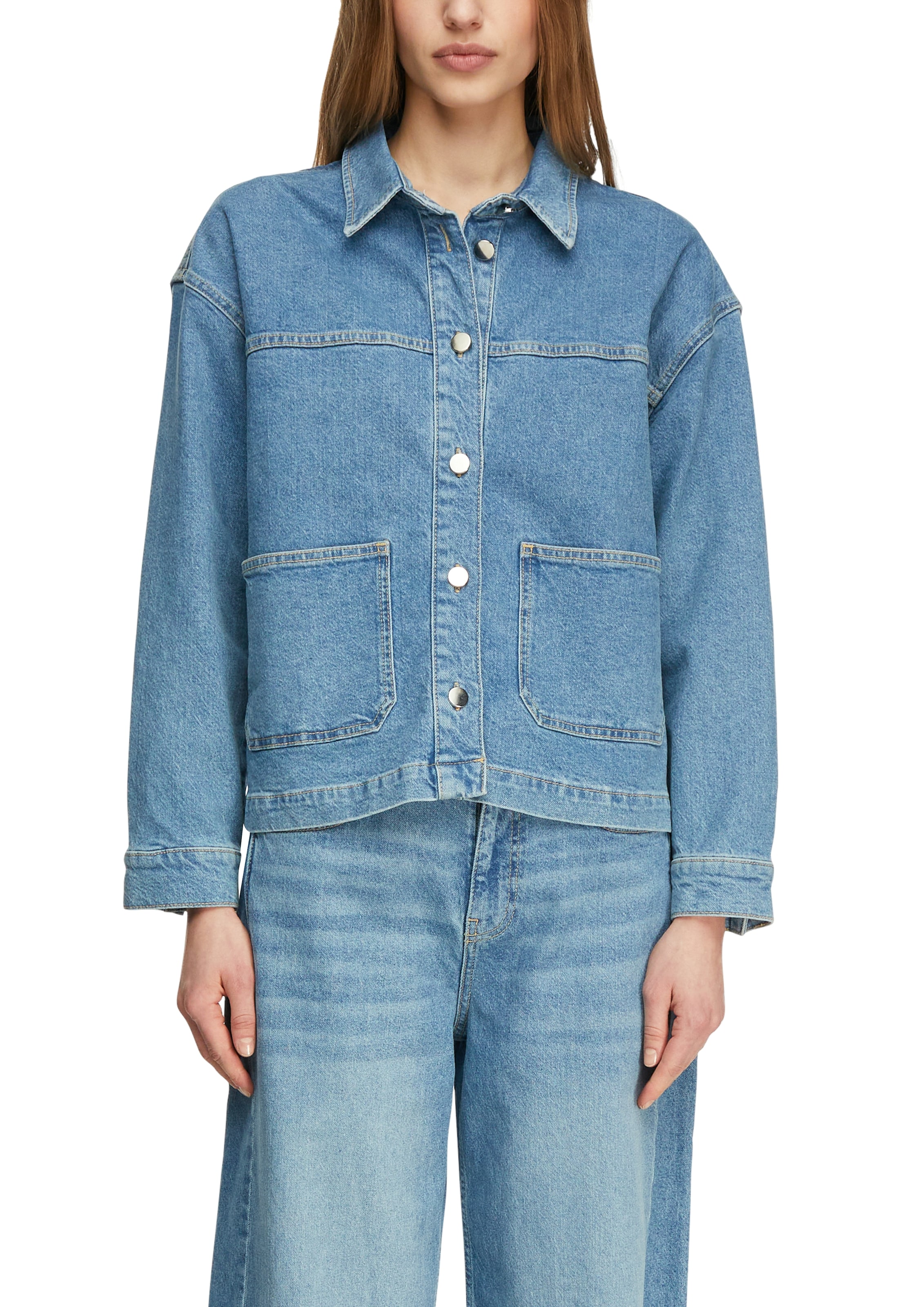 Image of Comma Jeansjacke mit Taschen