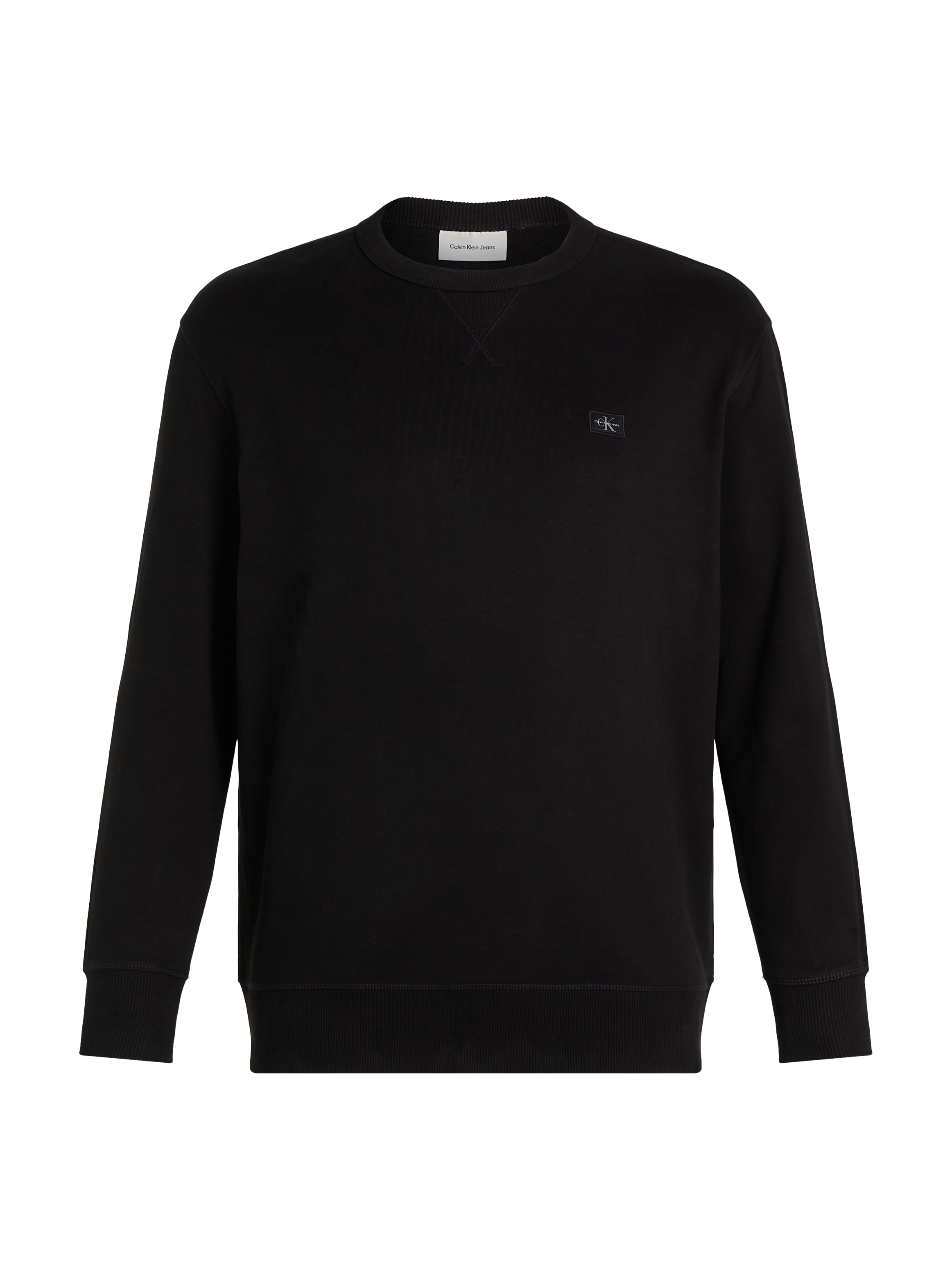 Calvin Klein Jeans Plus Sweatshirt »PLUS WOVEN LABEL CREW NECK«, in grossen Grössen