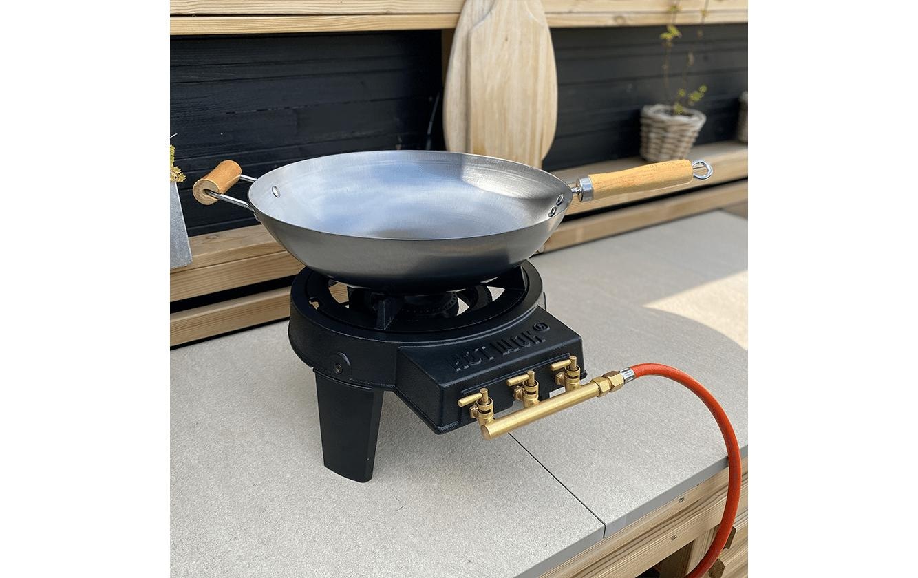   Wok »Hot Wokpfann 35 cm« Karbon-Stahl