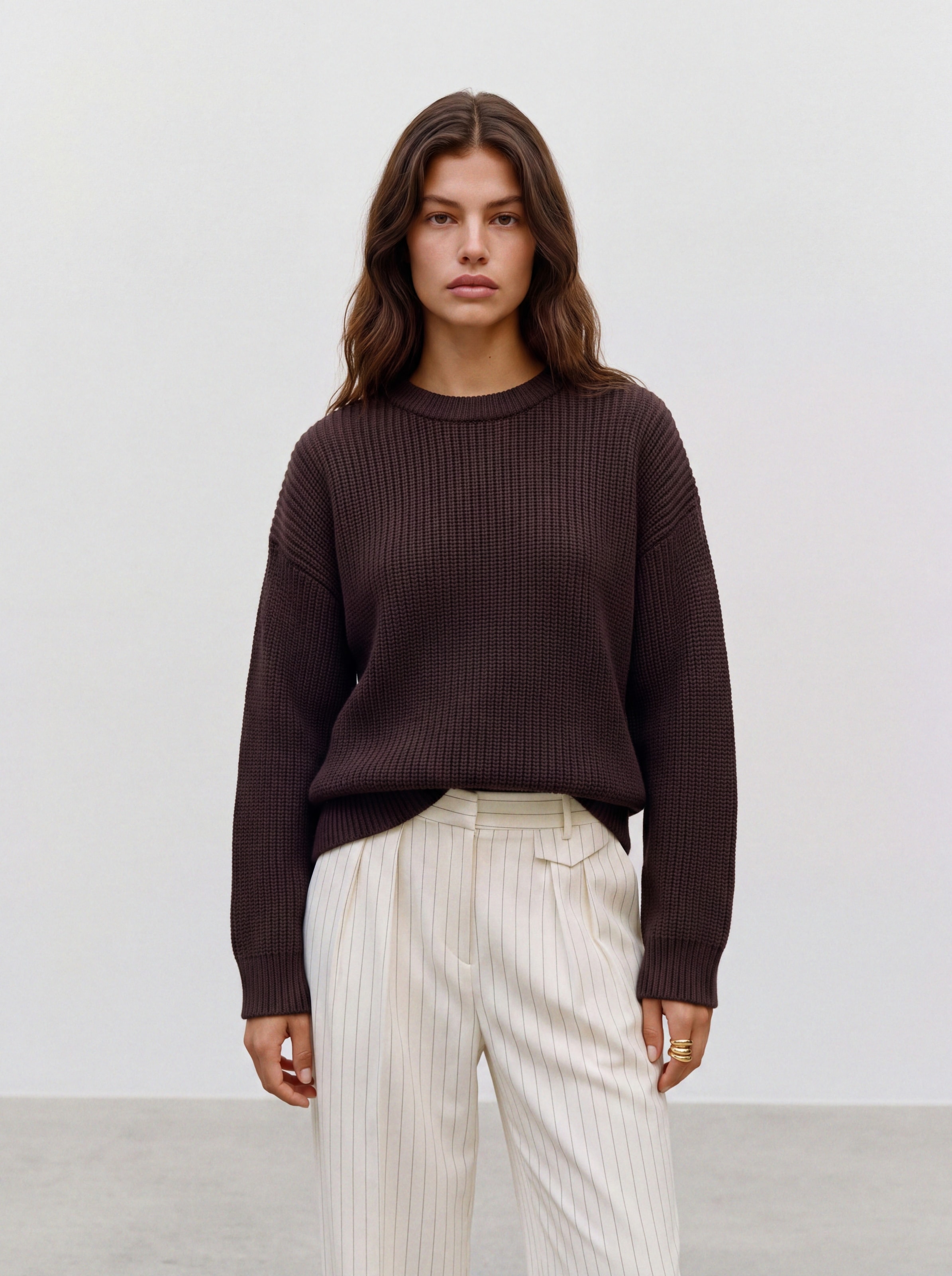 Image of Vero Moda "VMLEA LS O-NECK PULLOVER NOOS" Kunstfaser