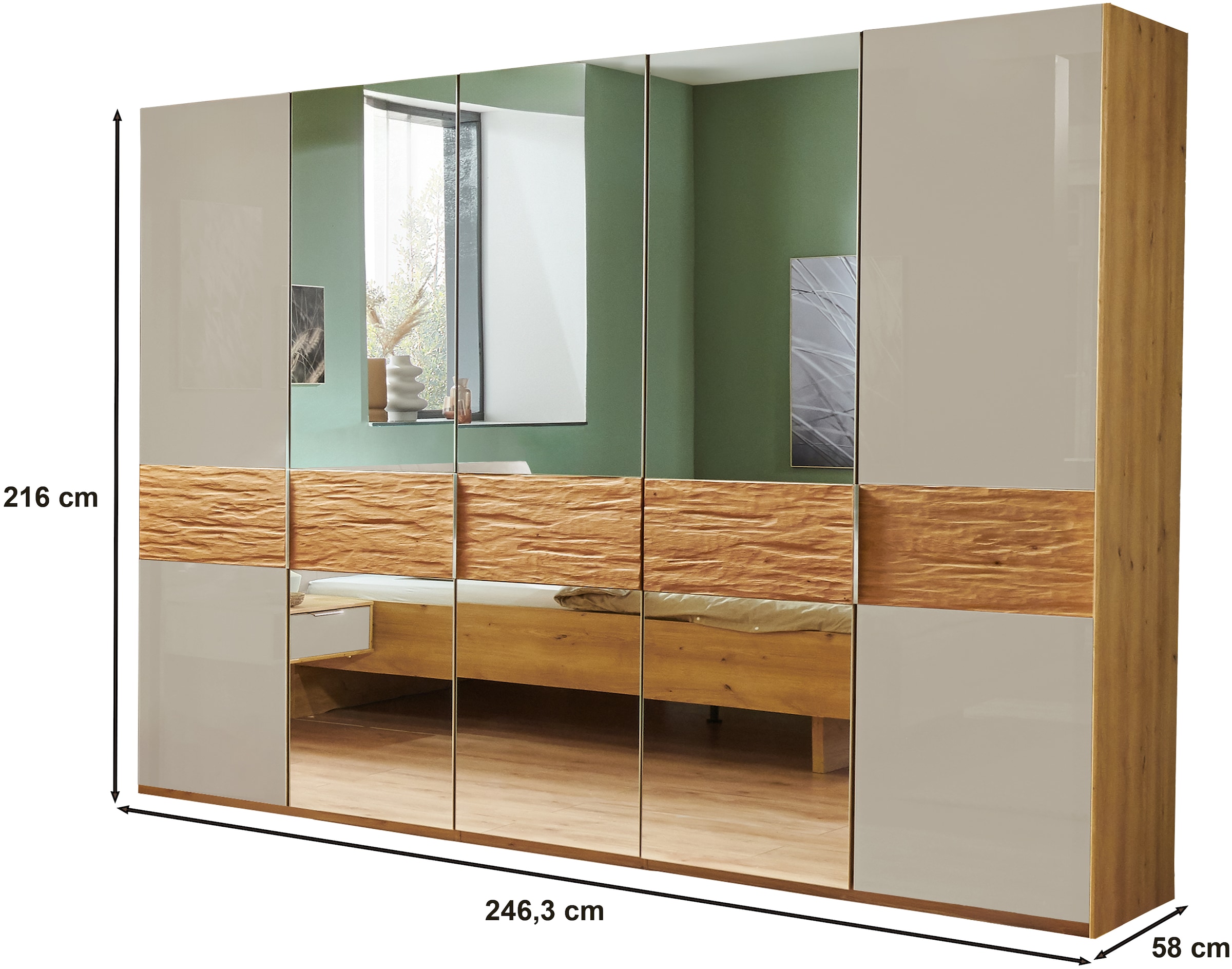 WIEMANN Drehtürenschrank »Cordoba« inkl. Türendämpfung