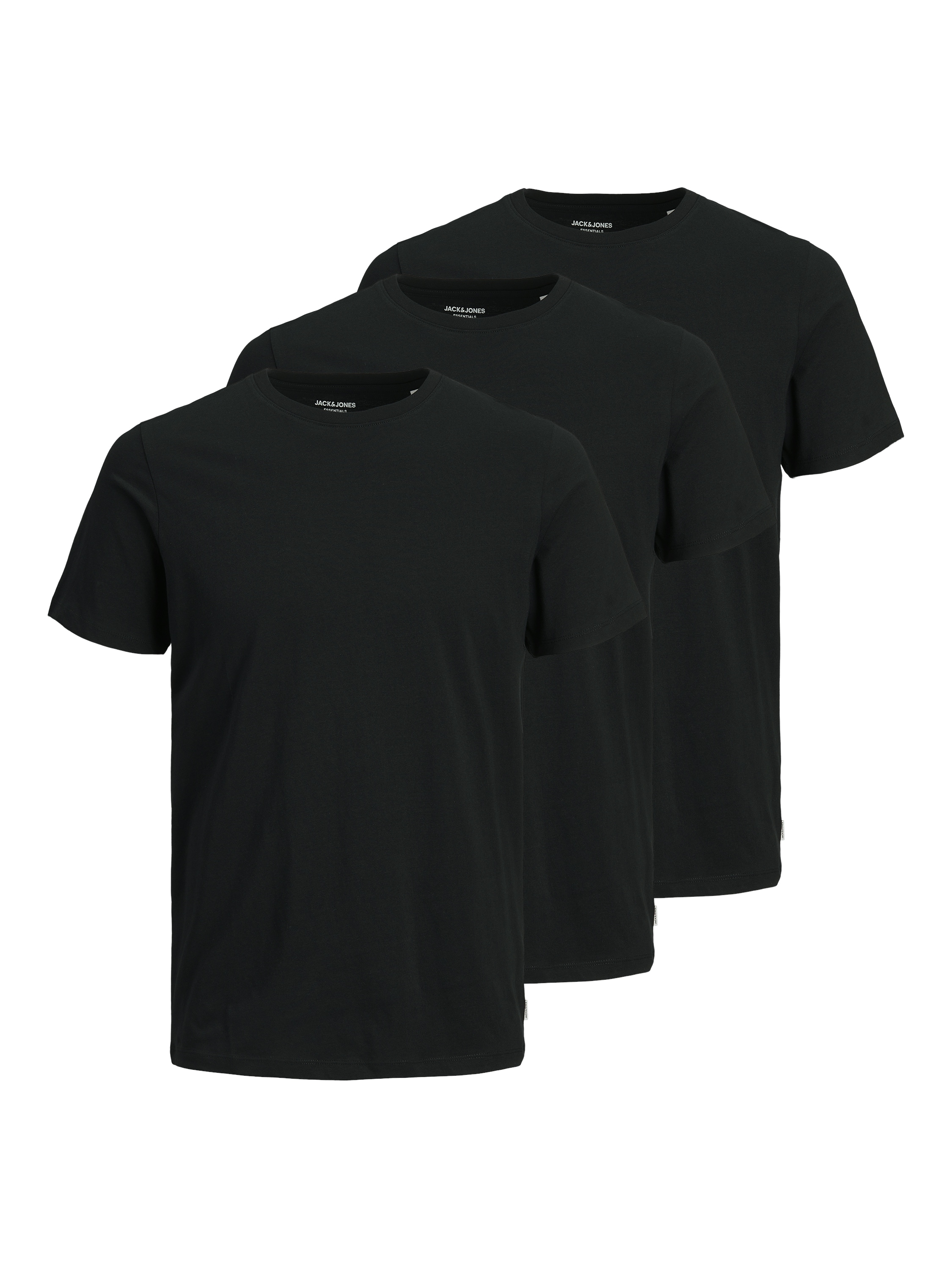 Image of Jack & Jones Rundhalsshirt "JJEORGANIC BASIC TEE SS O-NE 3PK MP NOOS" Packung, 3