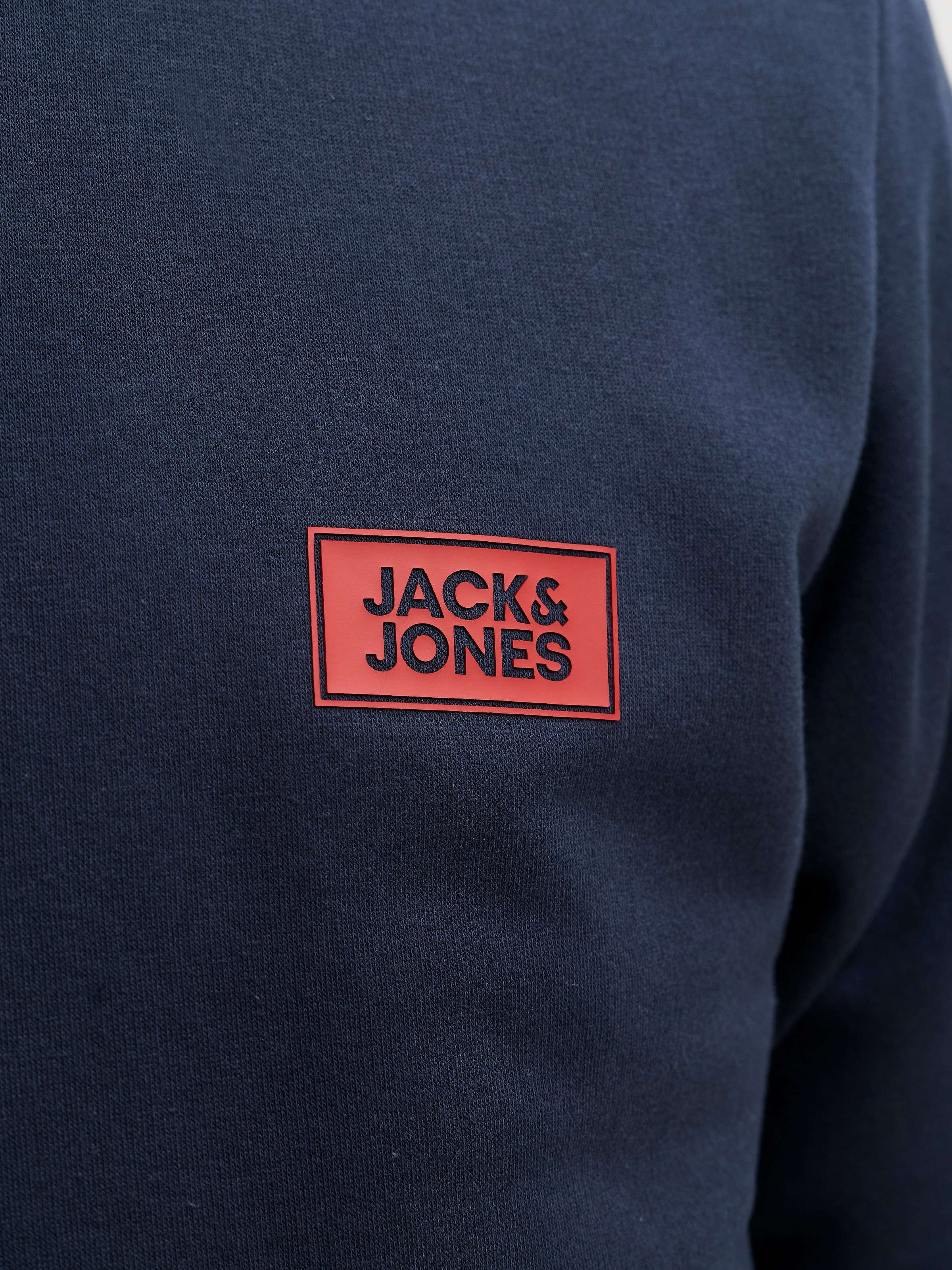 Jack & Jones PlusSize Sweat-shirt »JJRUSH SWEAT CREW NECK PLS«, mélange coton, coupe normale
