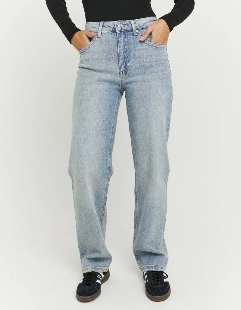 Tally Weijl Jeans taille haute »SPADEPEPPER« Baumwollmischung, High-Waist mit geradem Beinverlauf