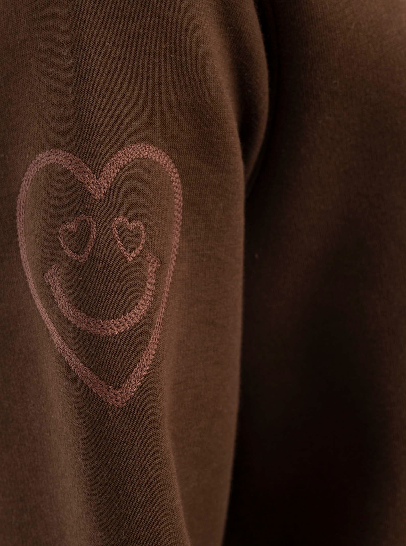 Zwillingsherz Hoodie »"Alissa Shiny"« glänzender Print, Daumenloch, Kordel, gesticktes Herz am Ärmel