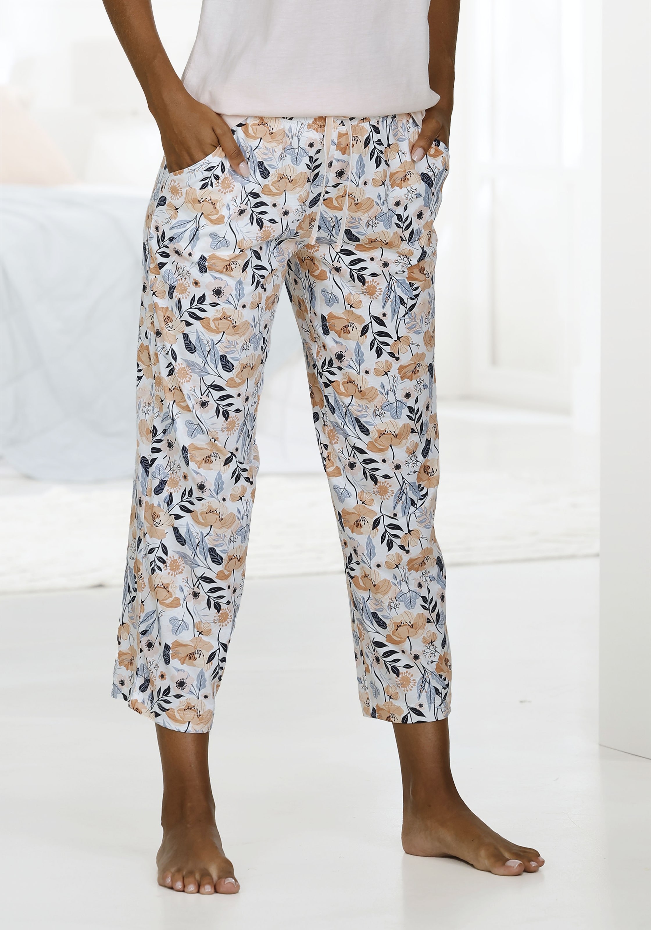 Vivance Dreams Pantalon de pyjama  mit schönem Allover-Druck