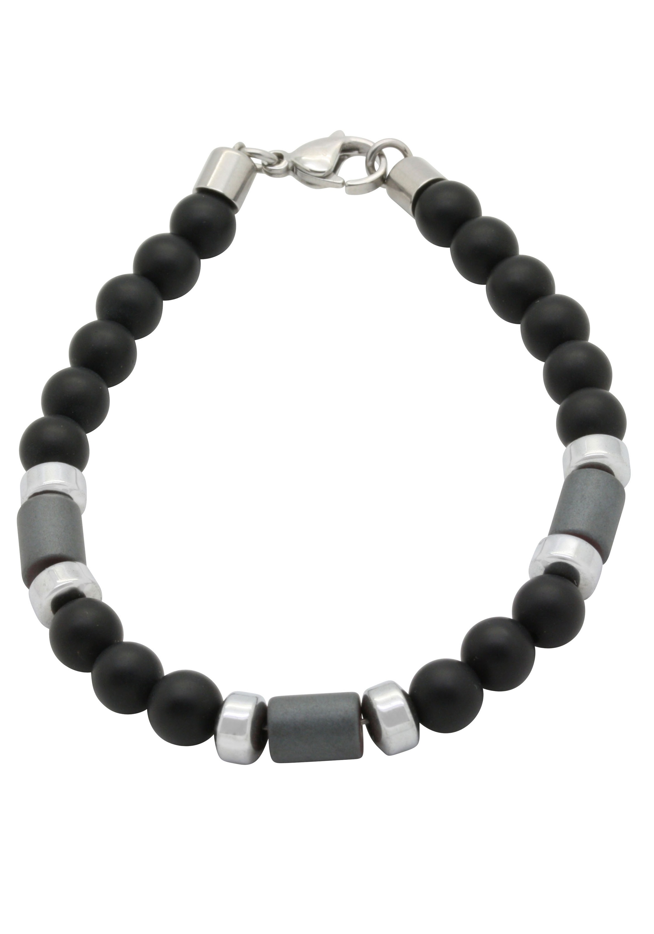 Image of Firetti Armband »Rondelle in glänzender und matter Optik, massiv«, mit Onyx und Hämatit, Made in Germany bei Ackermann Versand Schweiz