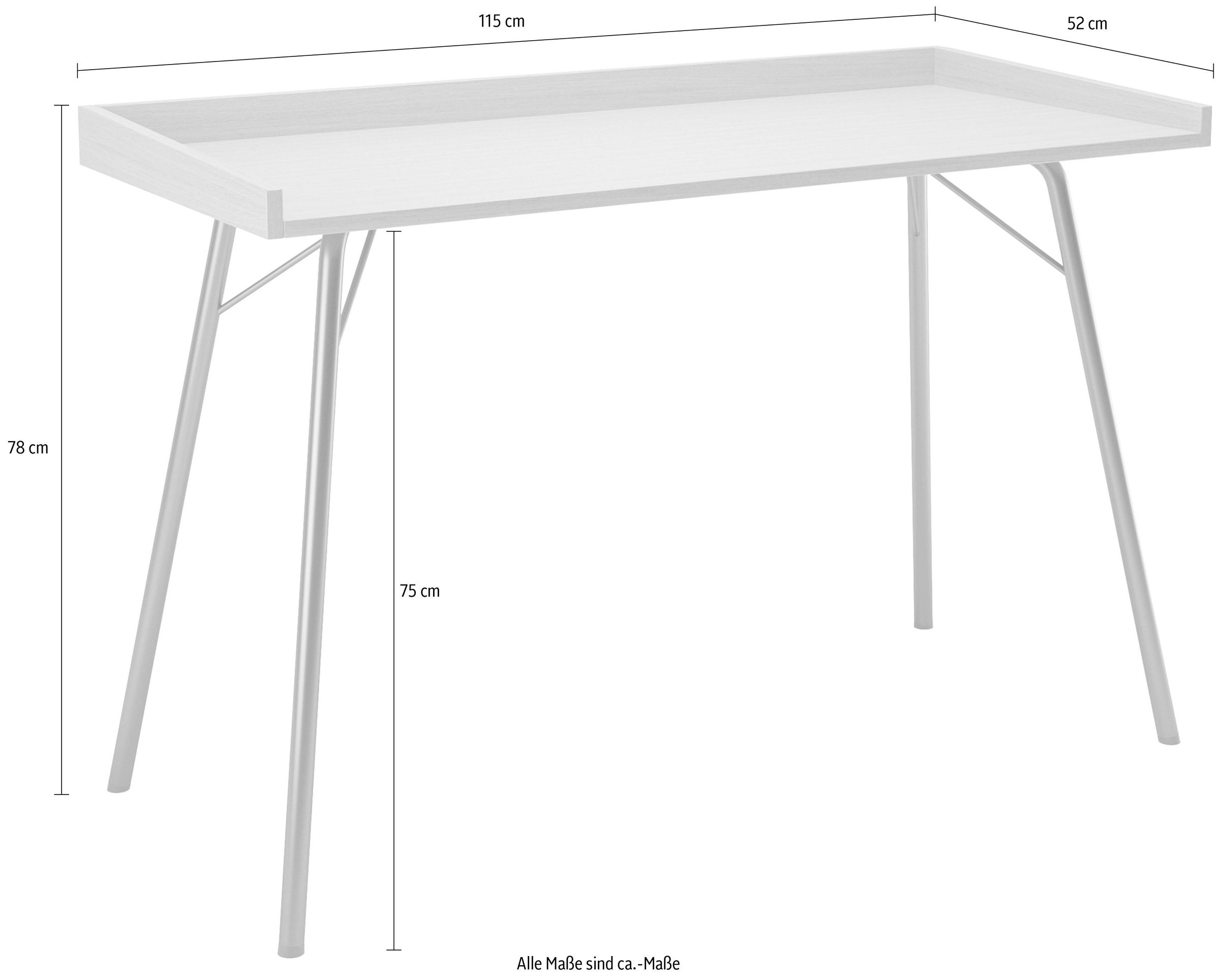 Woodman Schreibtisch »Rayburn«, im schlichten skandinavischen Design