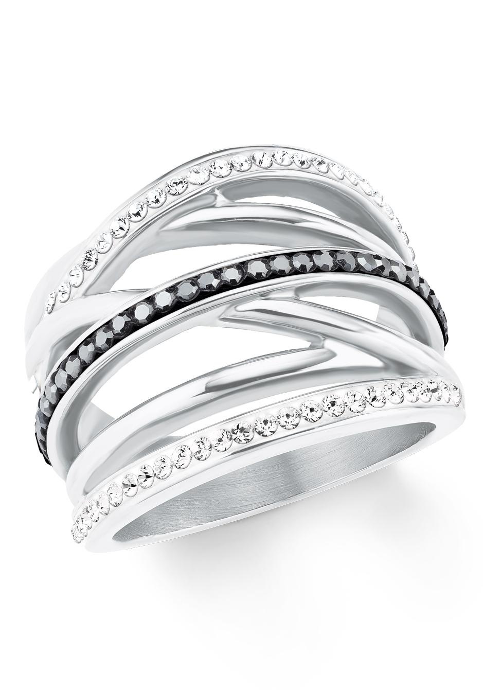 Image of s.Oliver Fingerring »2022652, 2022653, 2022654, 2022655«, mit Kristallen bei Ackermann Versand Schweiz