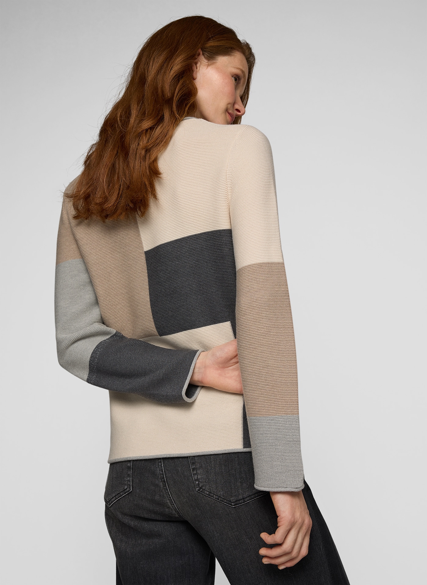 Rabe Pull en tricot im Colorblocking-Look