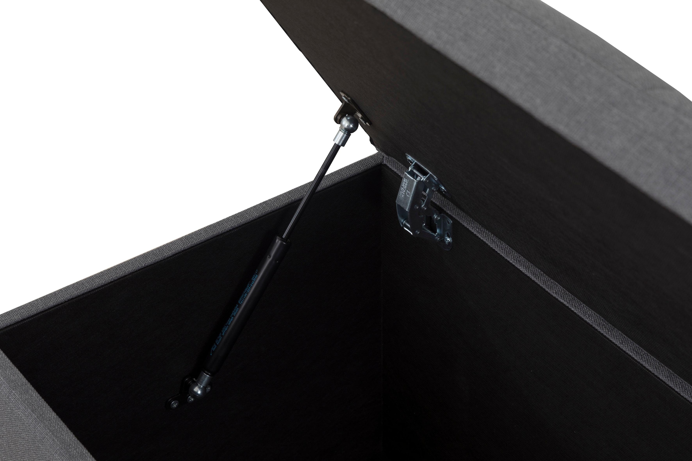 PLACES OF STYLE Banc à tabouret »Knobbed« Hockerbank mit Stauraum, Breite 120 cm und 160 cm