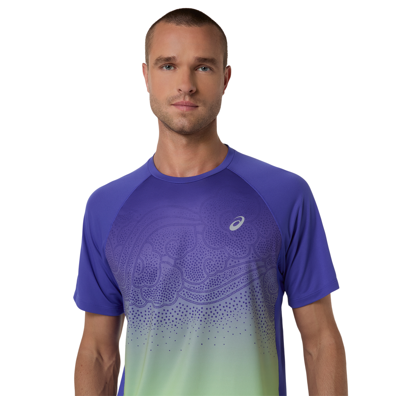 Asics T-shirt de course »ROAD FADE SS TOP« Kurzarm, für Erwachsene, mit Grafik-Print, mit Mesh-Einsätzen