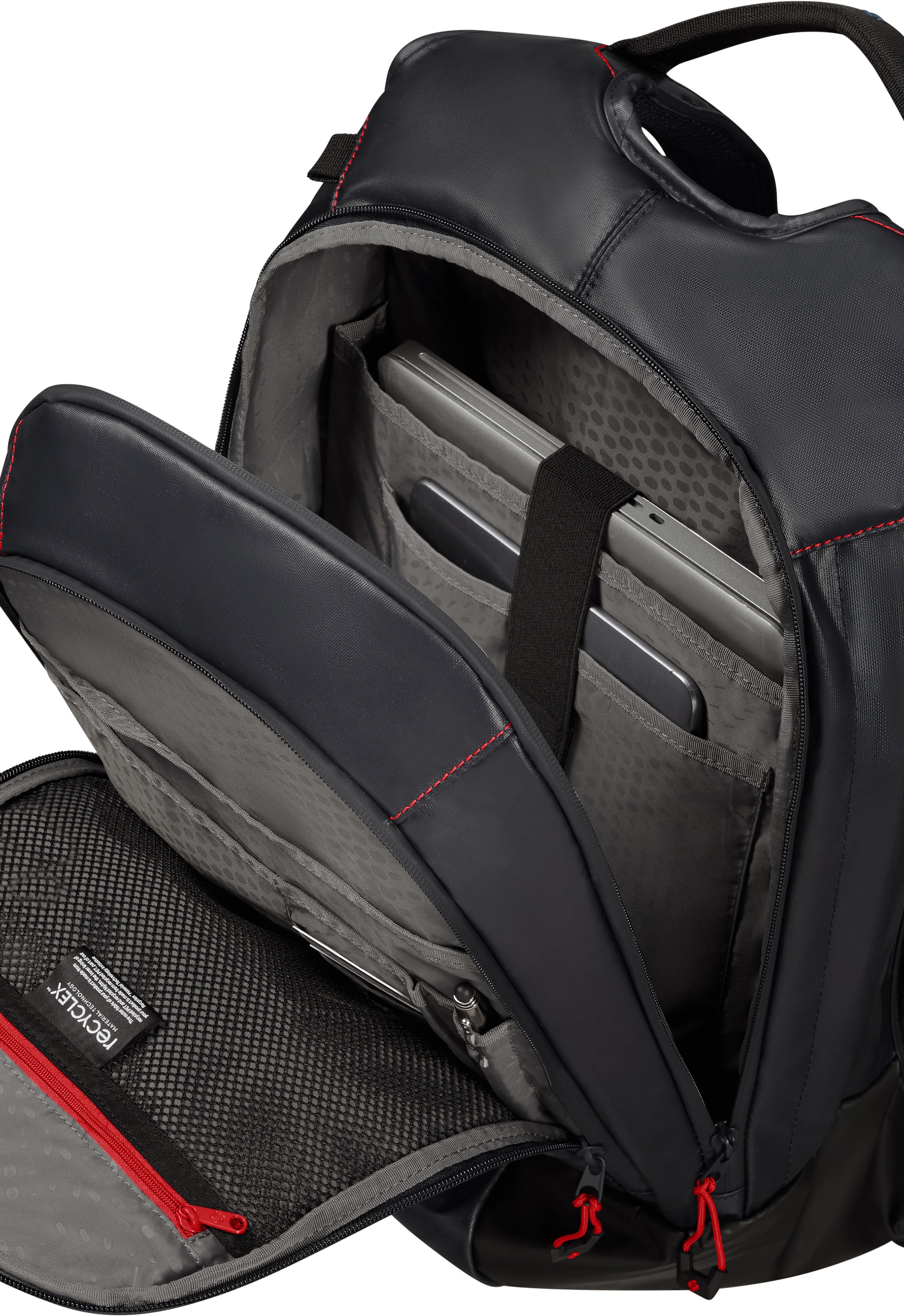 Samsonite Laptoprucksack »ECODIVER«, reflektierende Details, Freizeitrucksack Schulrucksack Tablet- und 17,3-Zoll Laptopfach