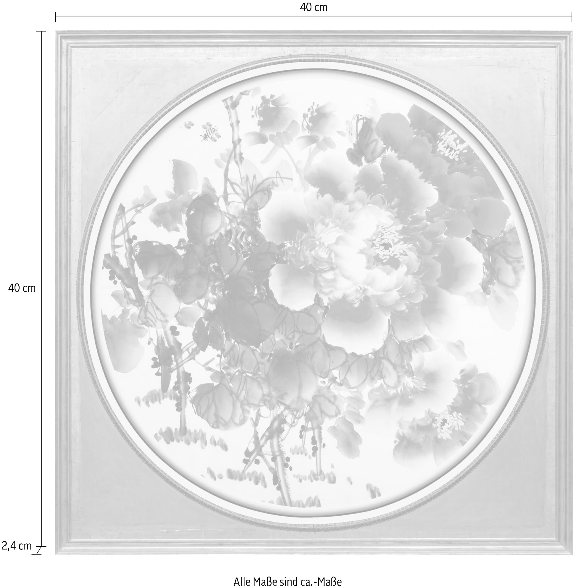 queence Acrylglasbild »Blumen«, Blumen-Blumenbilder-Kunst-Pflanzen-Pflanzenbilder-Gemälde, Fine Art-Print in Galeriequalität