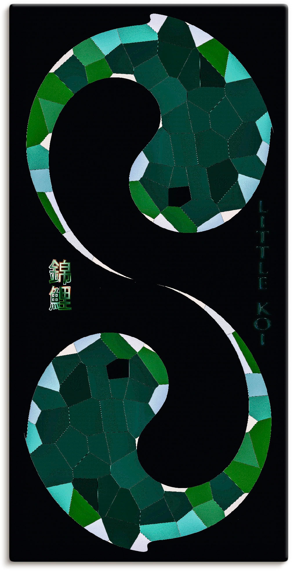 Artland Wandbild »Yin und Yang - Koi Karpfen«, Spirituelle Bilder, (1 St.),  als Alubild, Leinwandbild, Wandaufkleber oder Poster in versch. Grössen à  bas prix