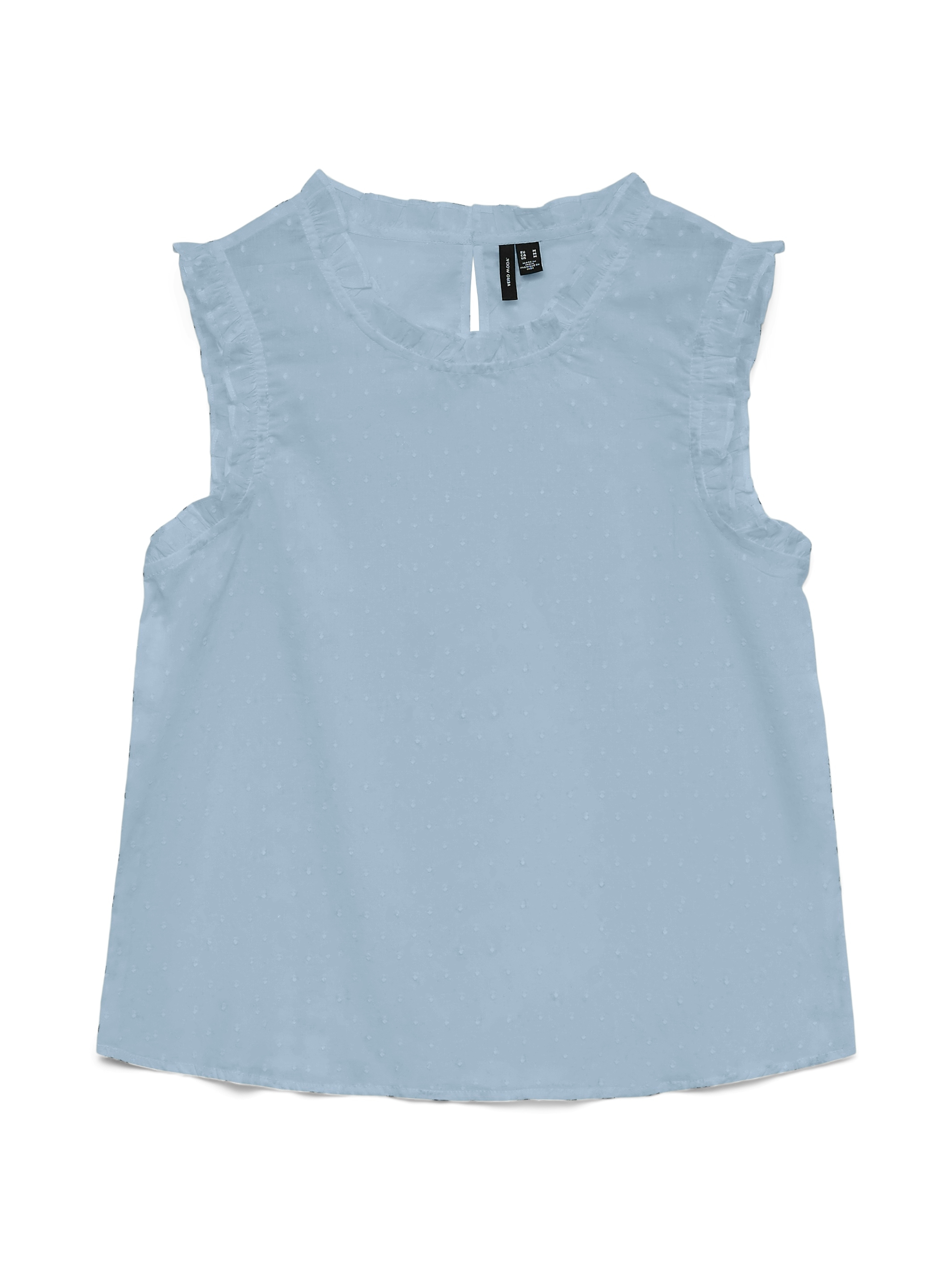 Vero Moda Rüschentop »VMTRINE SL TOP WVN NOOS« Baumwolle