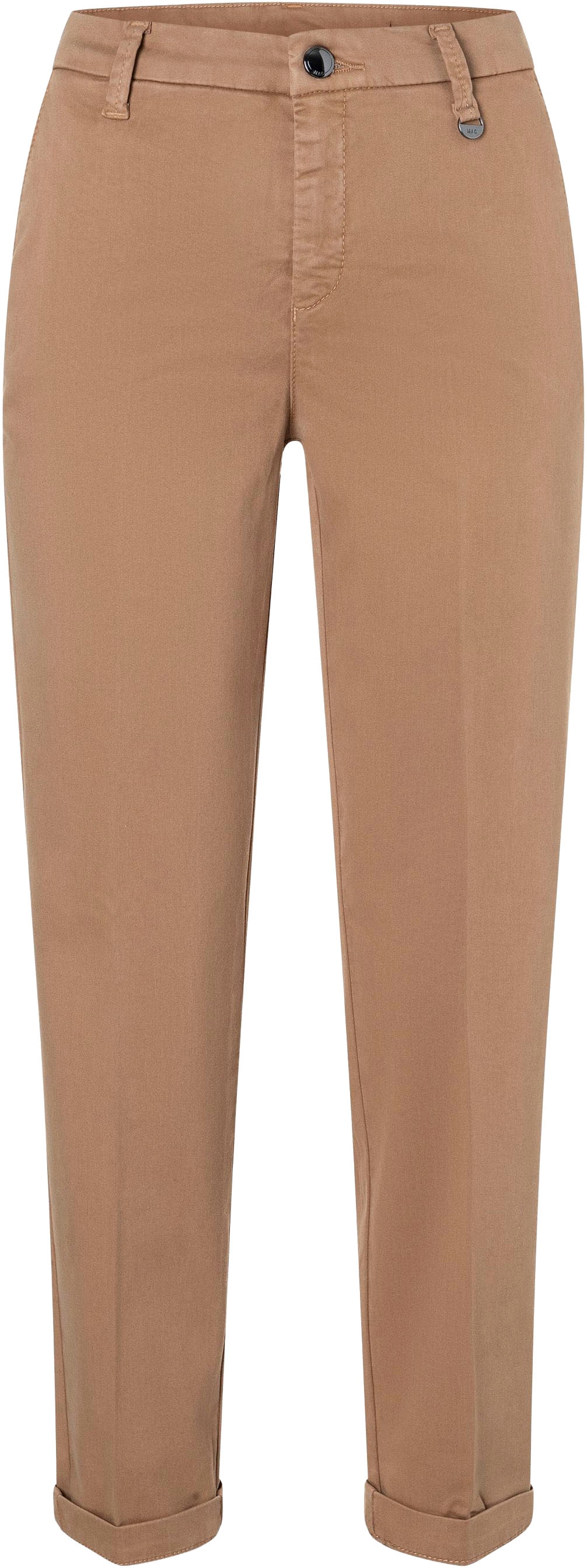 MAC Chinohose »CHINO turn up«, mit dezentem Glanz, elegant und sportiv zugleich