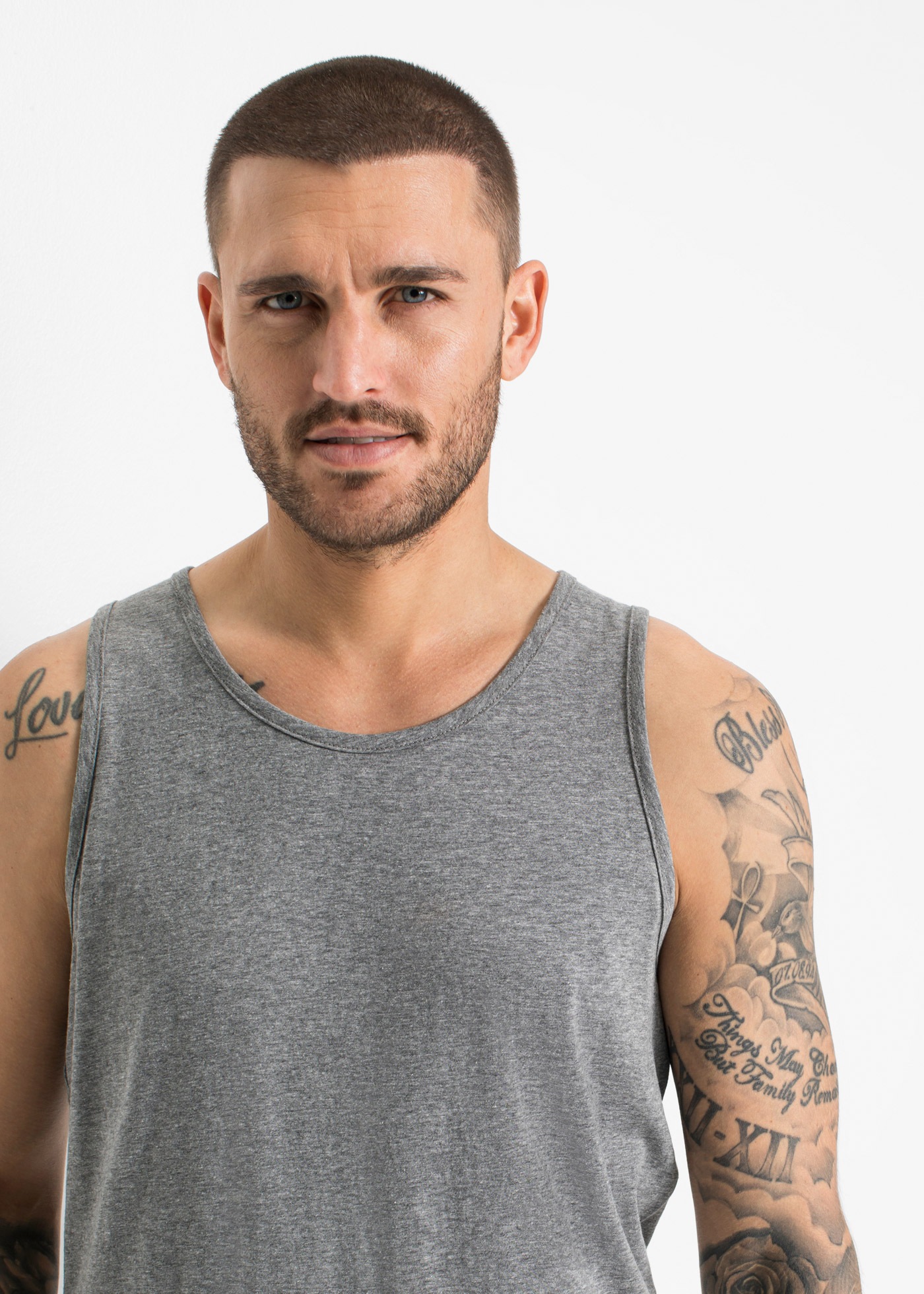 bonprix Tanktop Packung, 3, 3 Stk. Tanktop (3er Pack)