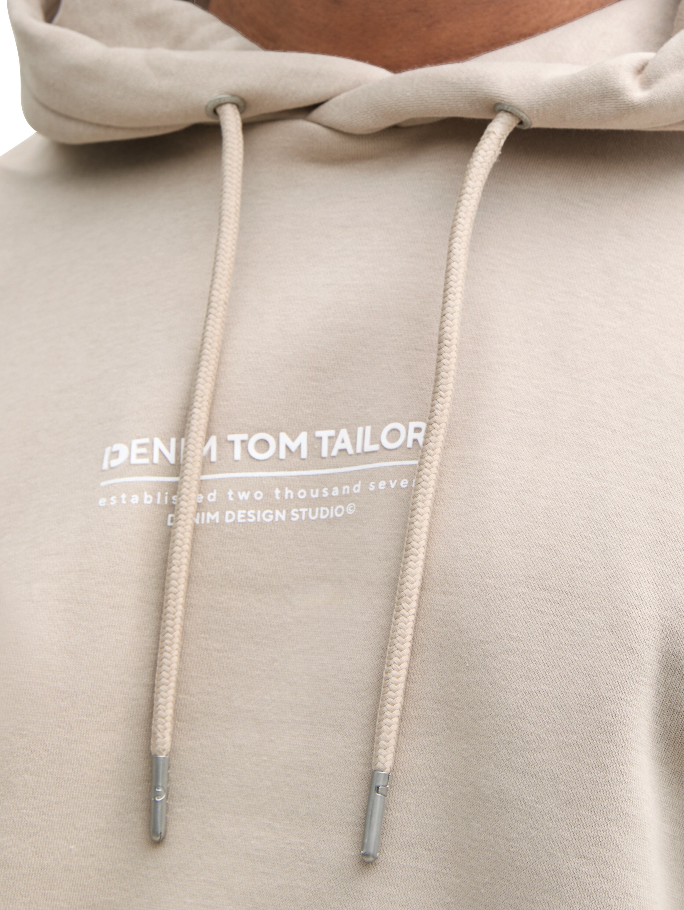 TOM TAILOR Denim Hoodie , mit Logo Print
