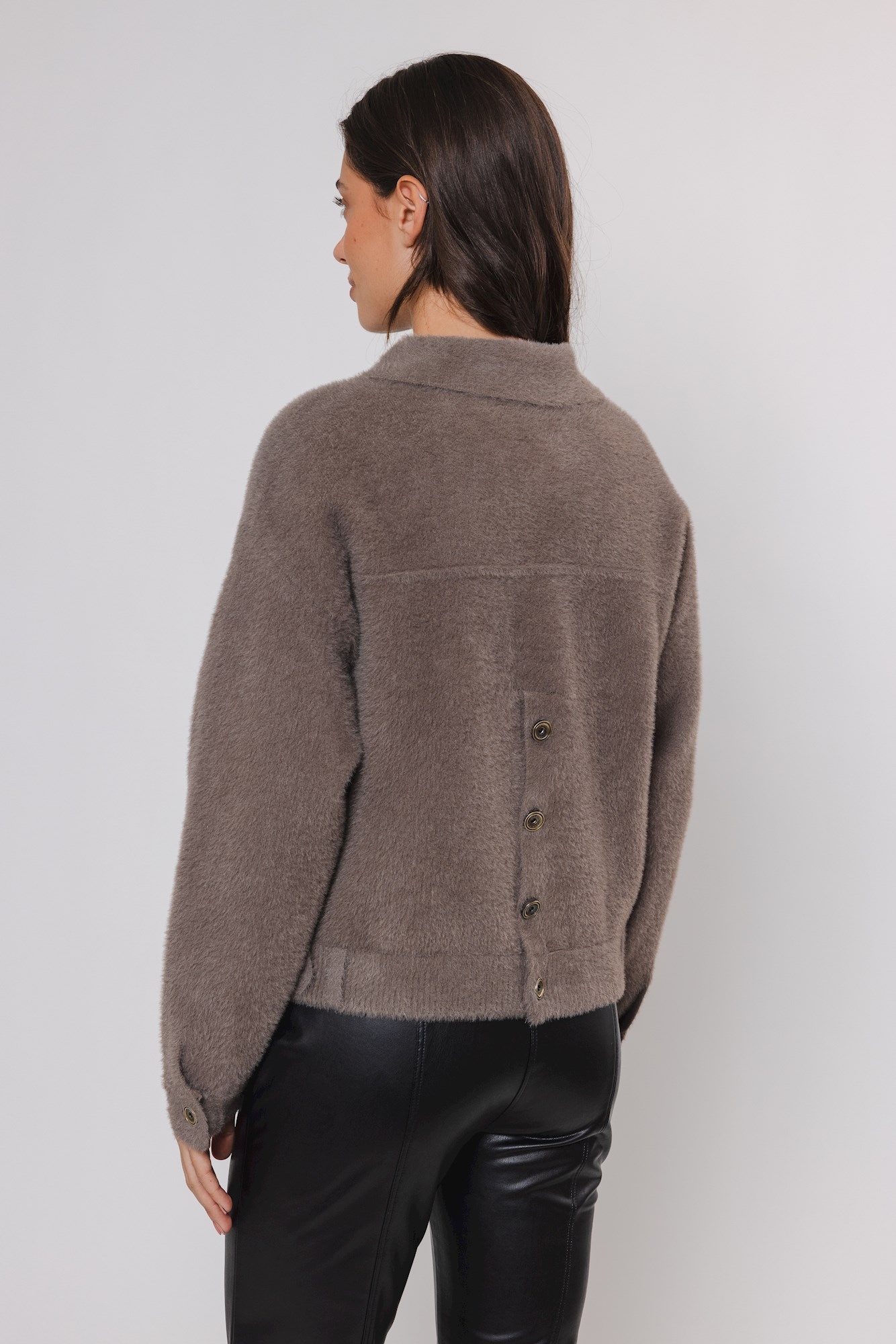 Rino & Pelle Strickjacke »BUBBLY« mit flauschiger Optik