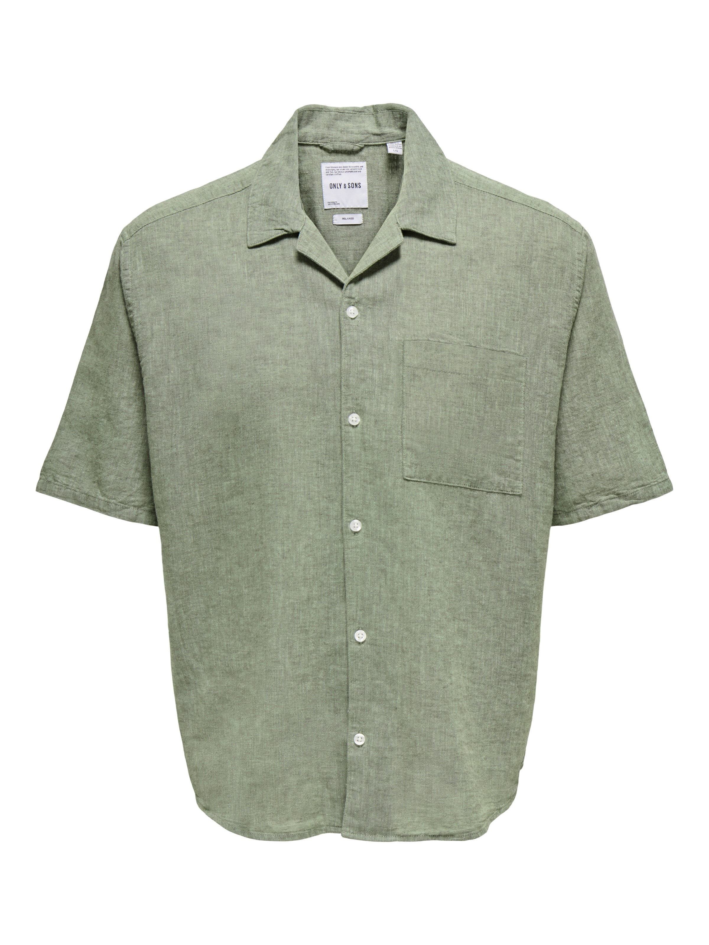 ONLY & SONS Kurzarmhemd »ONSCAIDEN LIFE RELAX SS RESORT 1PKT SHIR«