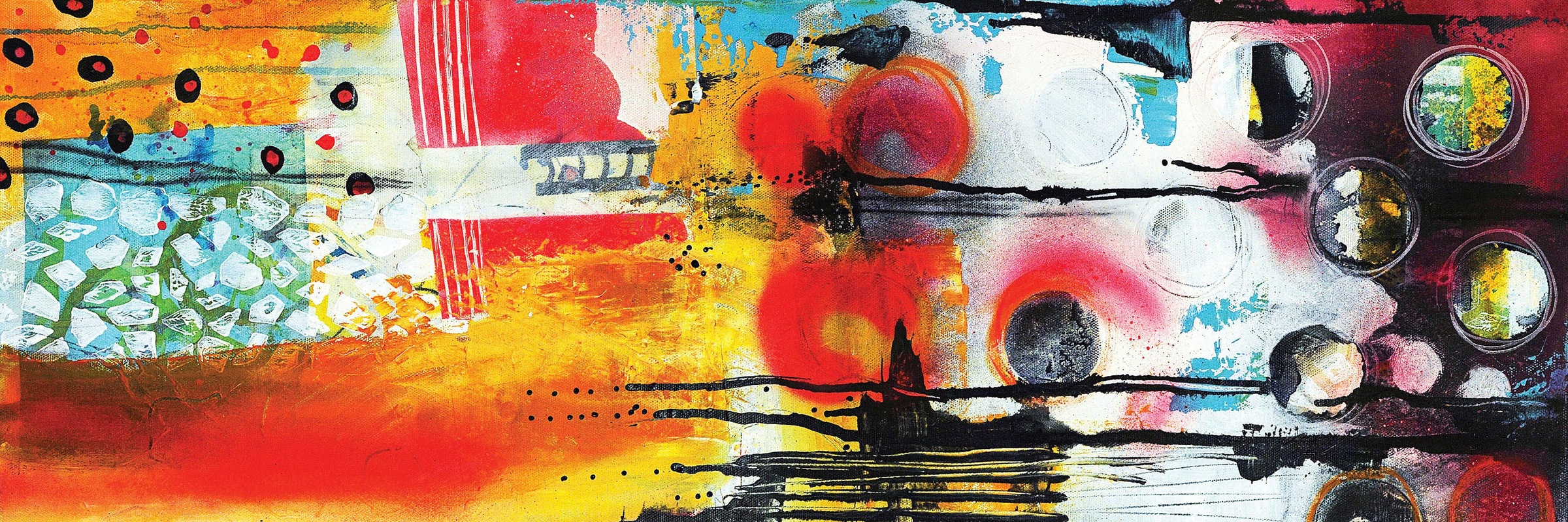 Image of my home Wandbild »Abstract II«, (auf 12 mm MDF Platte, 100/1,2/35 cm) bei Ackermann Versand Schweiz