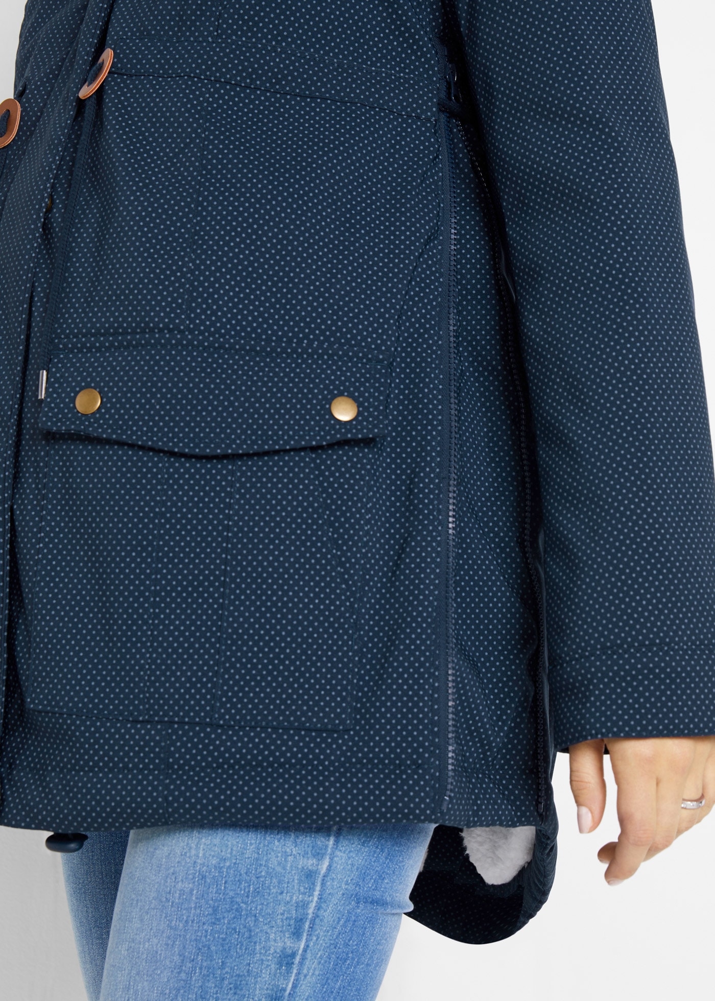 bonprix Veste de maternité avec capuche avec insert amovible portant avec capuche, coupe cintrée