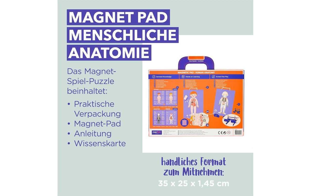   Jeu »mierEdu Magnet Pad – Menschliche Anatomie«