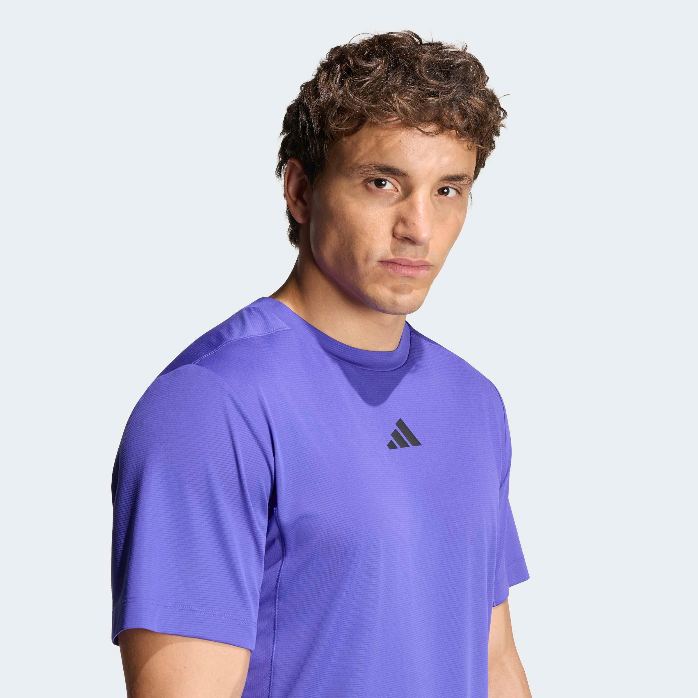 adidas Performance T-shirt »D4T POWER TEE« avec col rond, sans fermeture, longueur normale