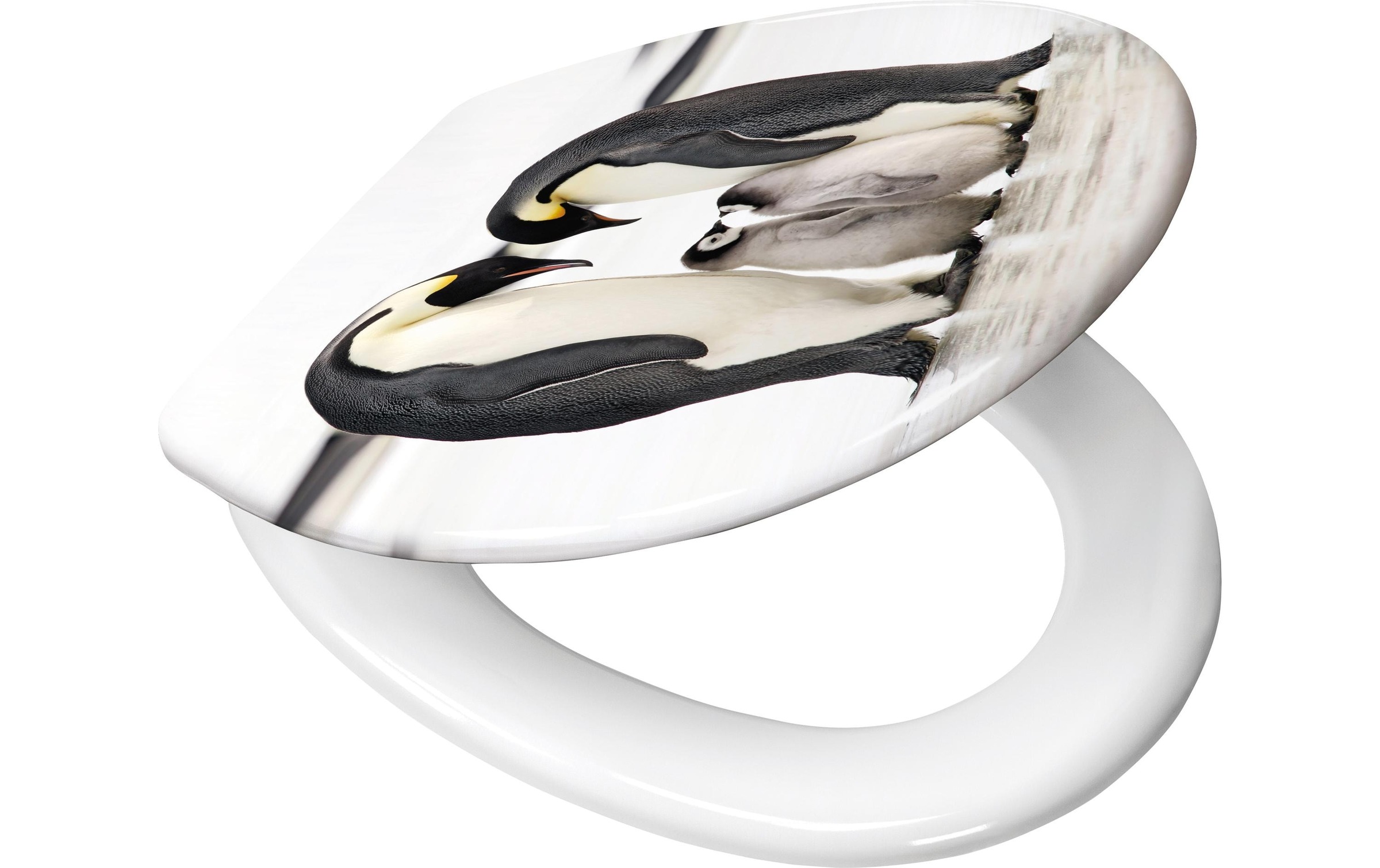 Kleine Wolke WC-Sitz »Jacksons Pinguin Schwarz/Weiss«